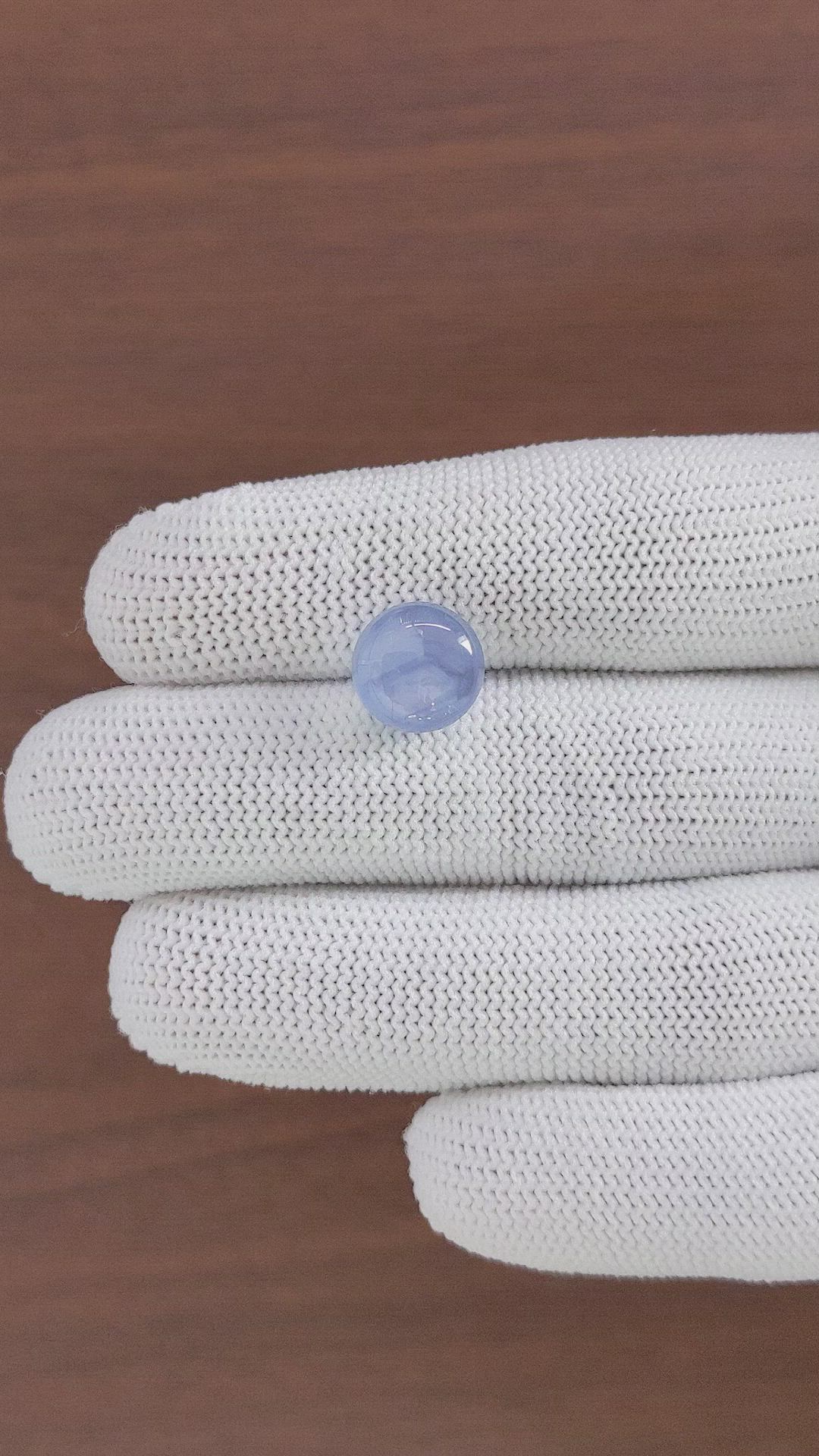 8.80 Ct. Blue Star Sapphire from Ceylon (Sri Lanka) Size Video