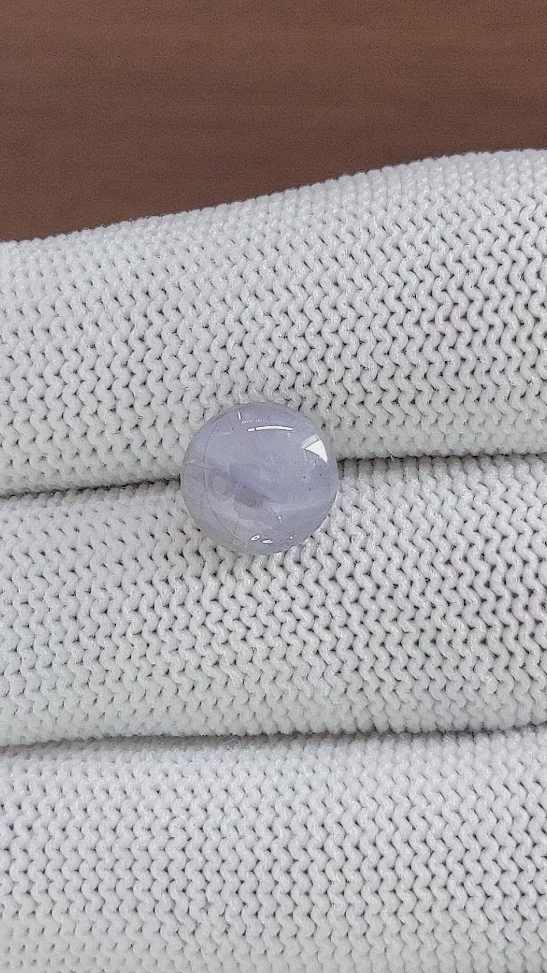 4.76 Ct. Bluish Purple Star Sapphire from Ceylon (Sri Lanka) Size Video