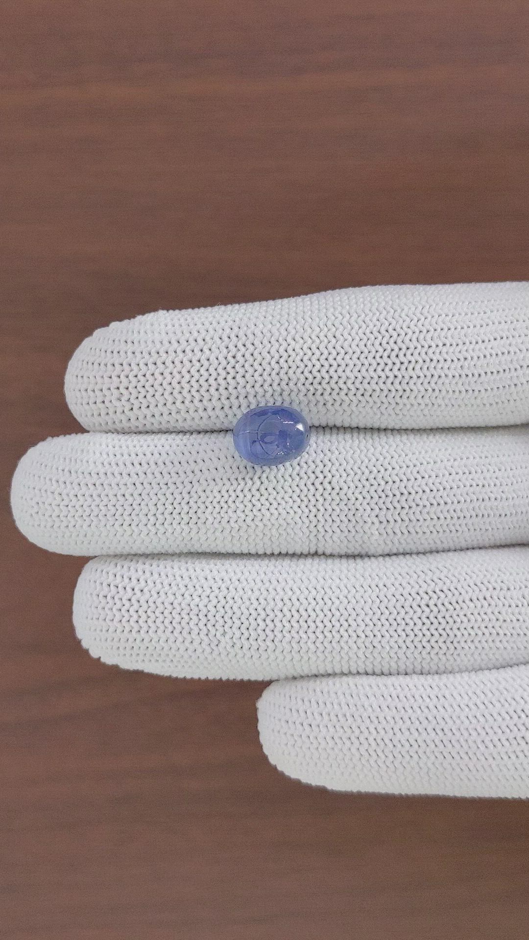 7.93 Ct. Blue Star Sapphire from Ceylon (Sri Lanka) Size Video