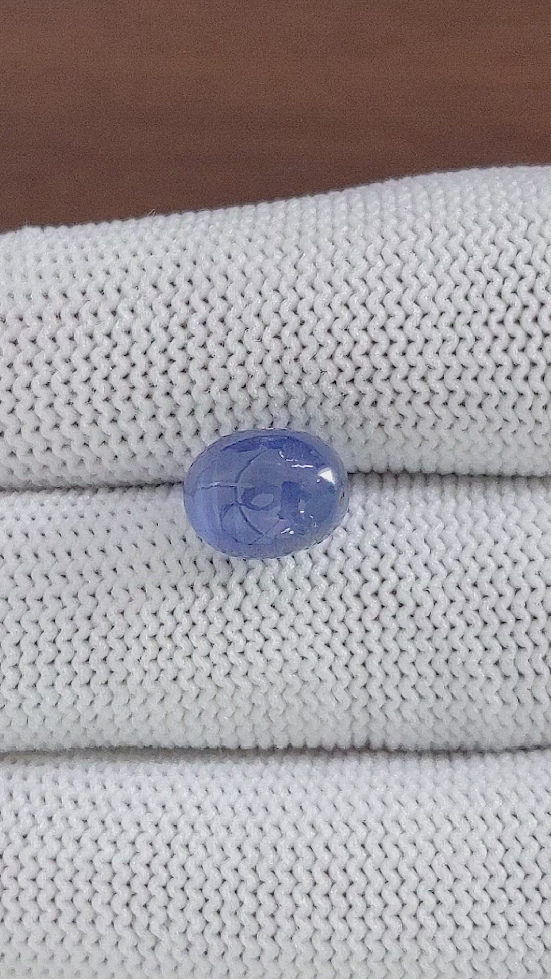 7.93 Ct. Blue Star Sapphire from Ceylon (Sri Lanka) Size Video