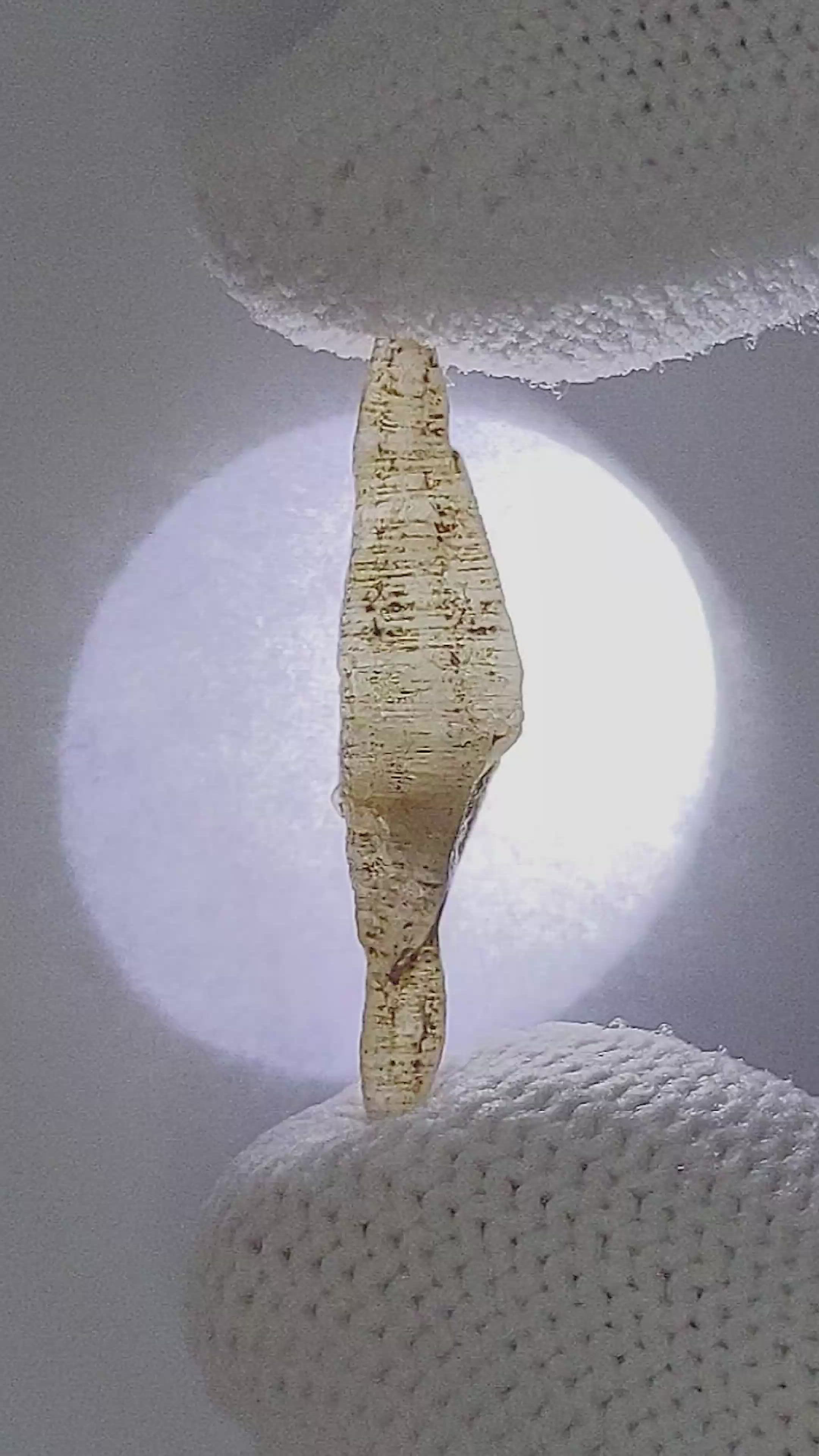 5.51 Ct. White Sapphire from Ceylon (Sri Lanka) Size Video
