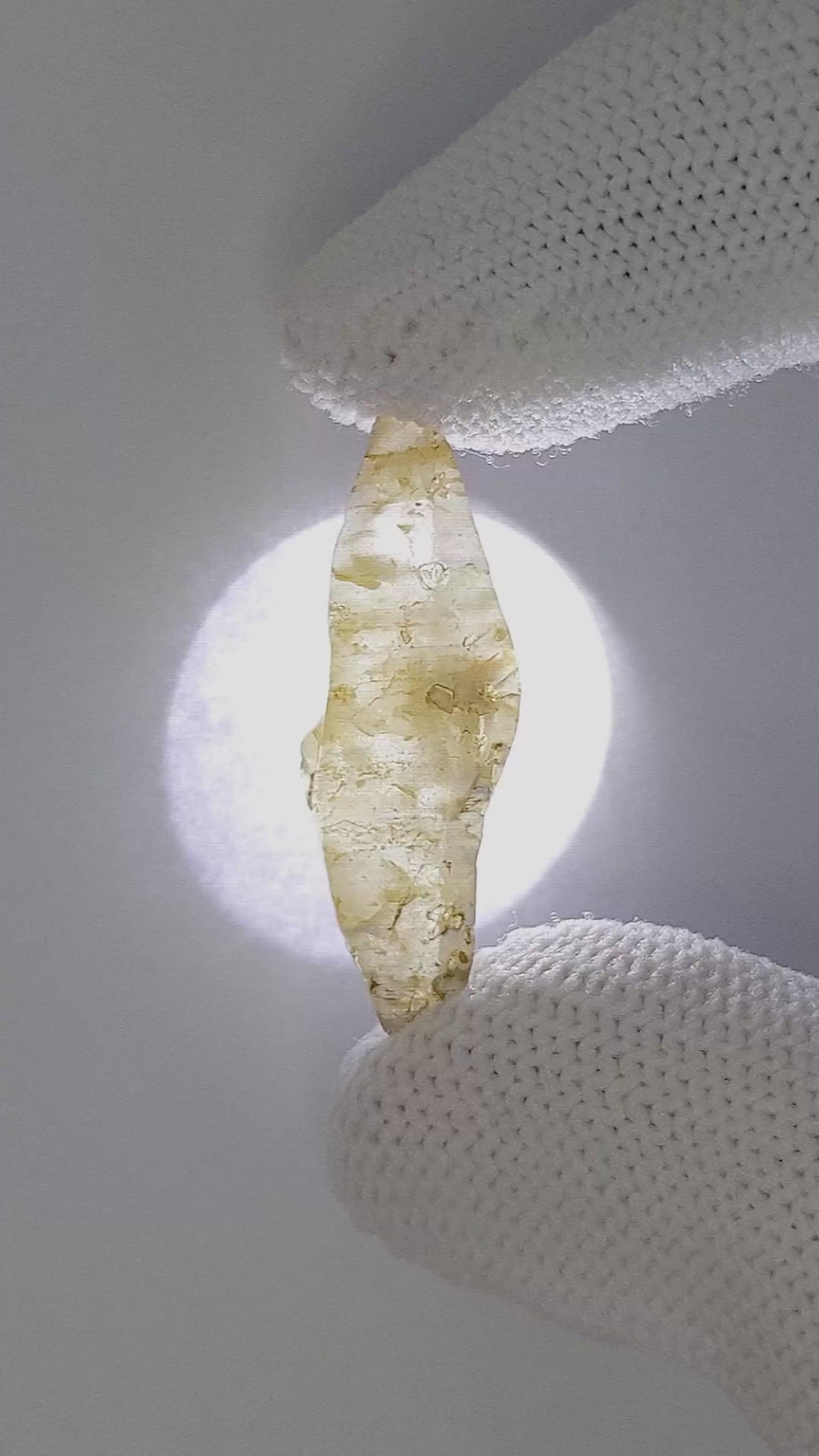 16.88 Ct. Yellow Sapphire from Ceylon (Sri Lanka) Size Video