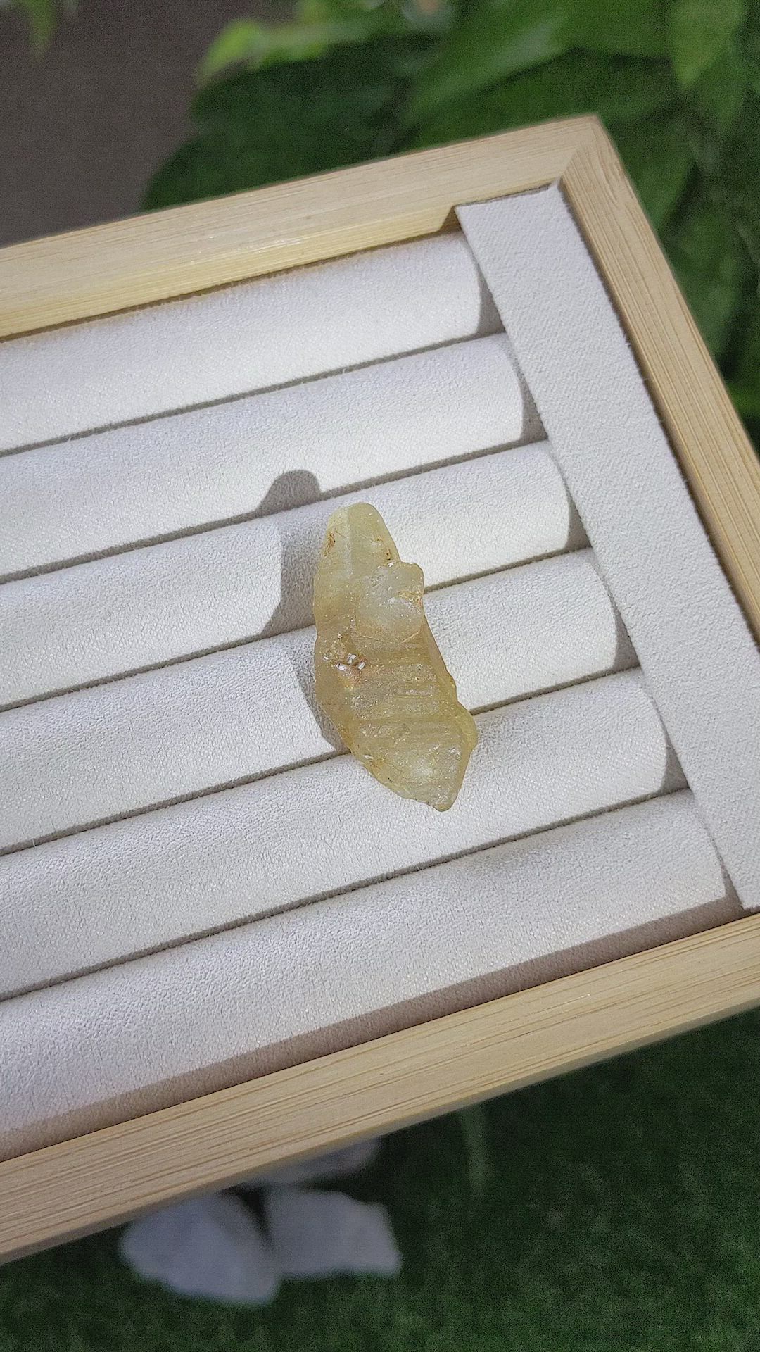 46.99 Ct. Yellow Sapphire from Ceylon (Sri Lanka) Size Video