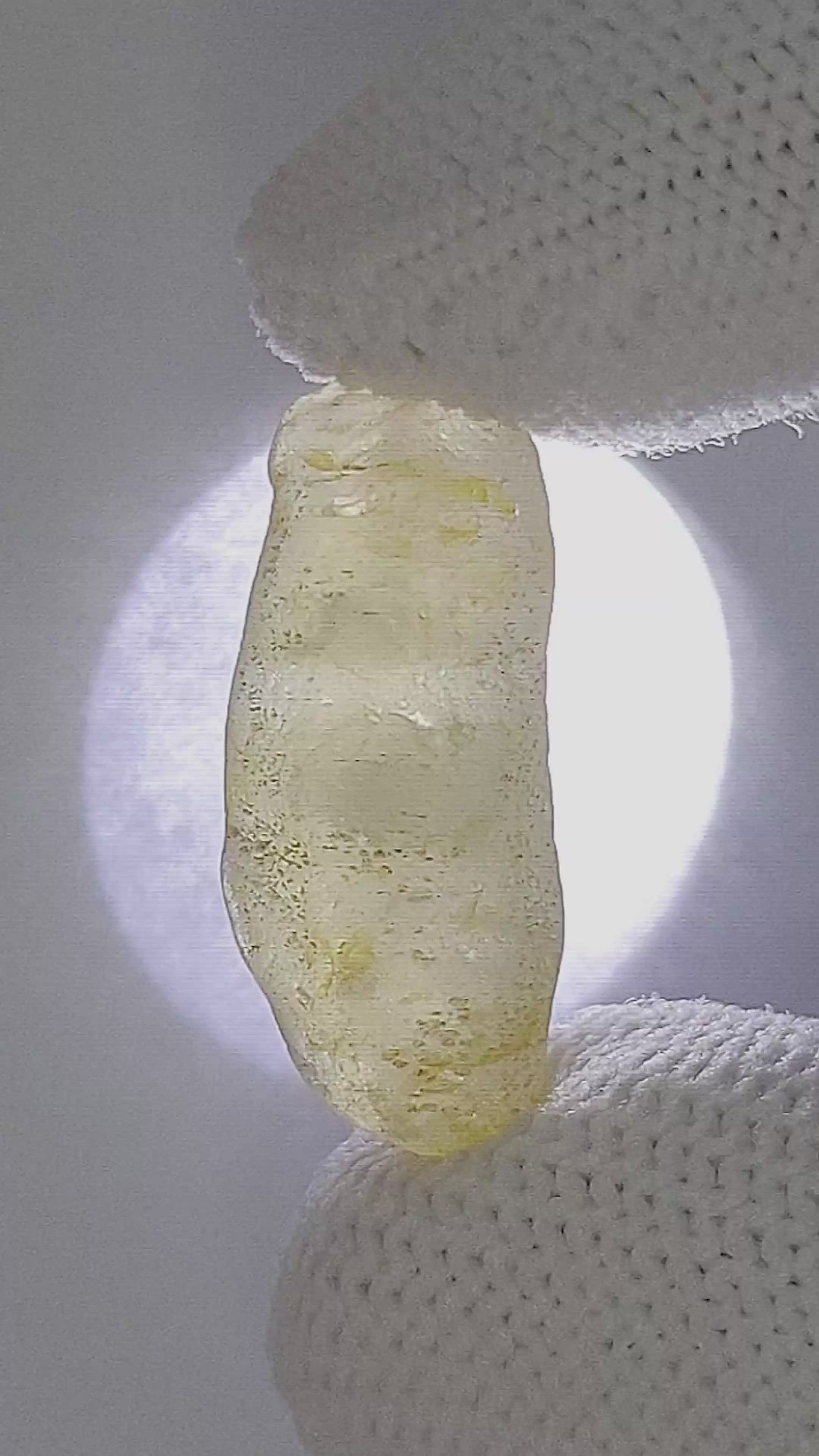 23.44 Ct. White Sapphire from Ceylon (Sri Lanka) Size Video