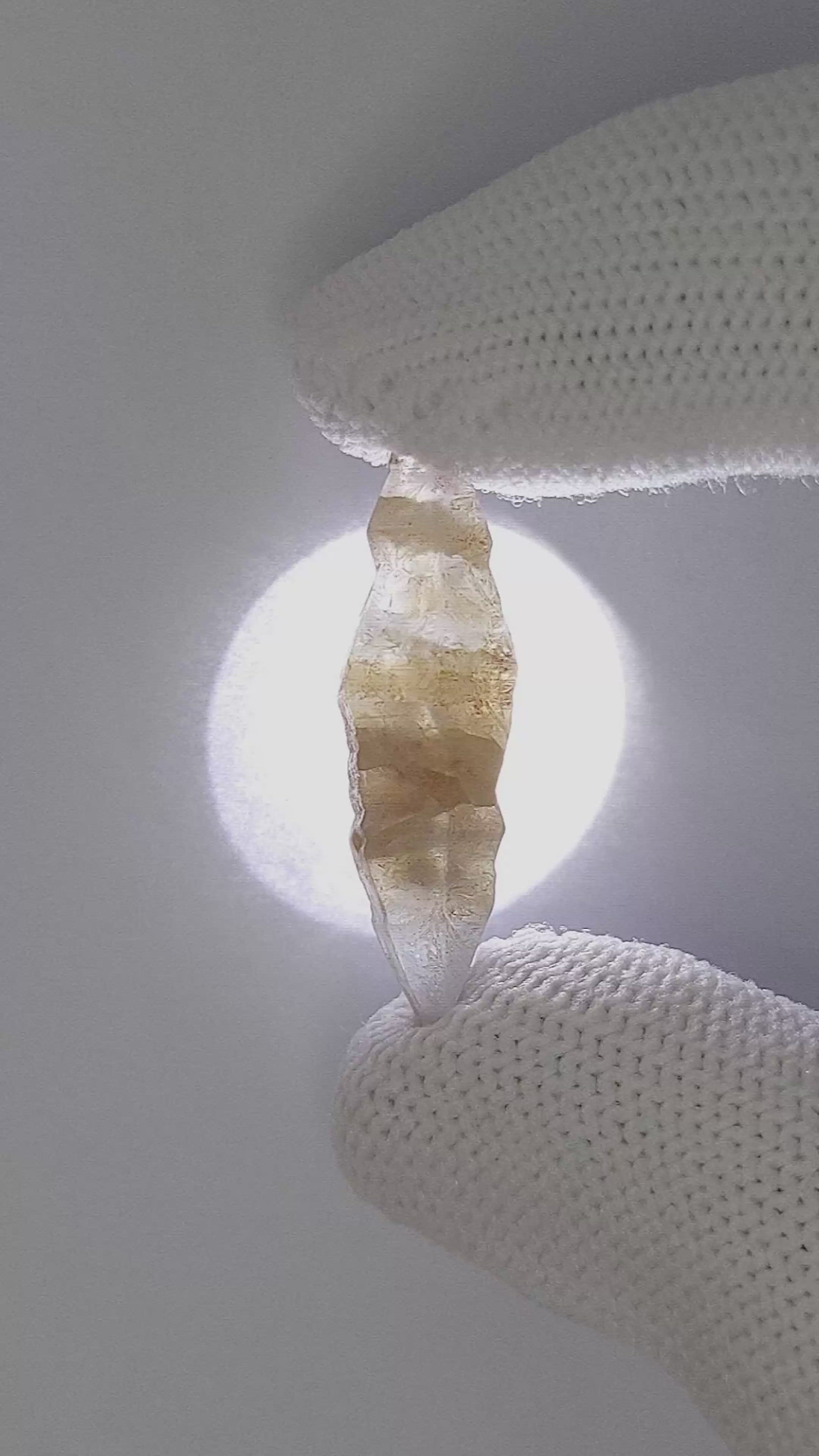 18.57 Ct. White Sapphire from Ceylon (Sri Lanka) Size Video