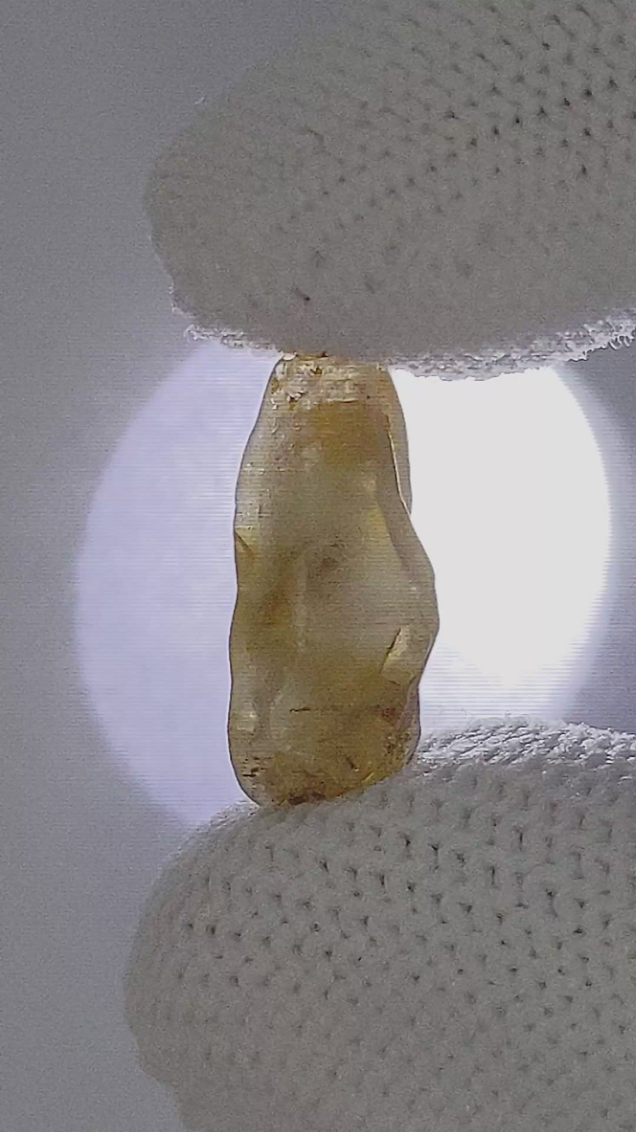 9.59 Ct. White Sapphire from Ceylon (Sri Lanka) Size Video