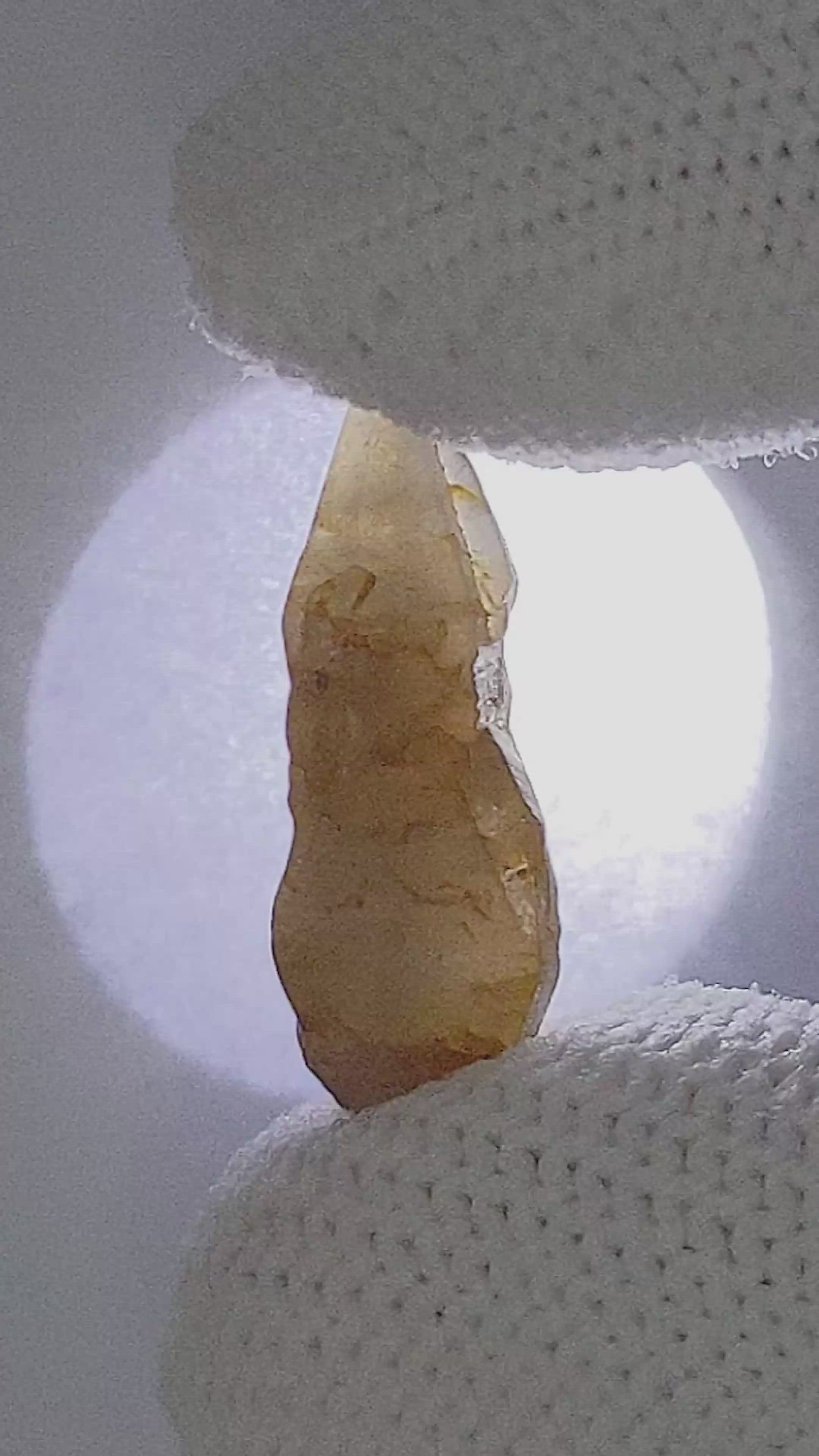 9.84 Ct. White Sapphire from Ceylon (Sri Lanka) Size Video