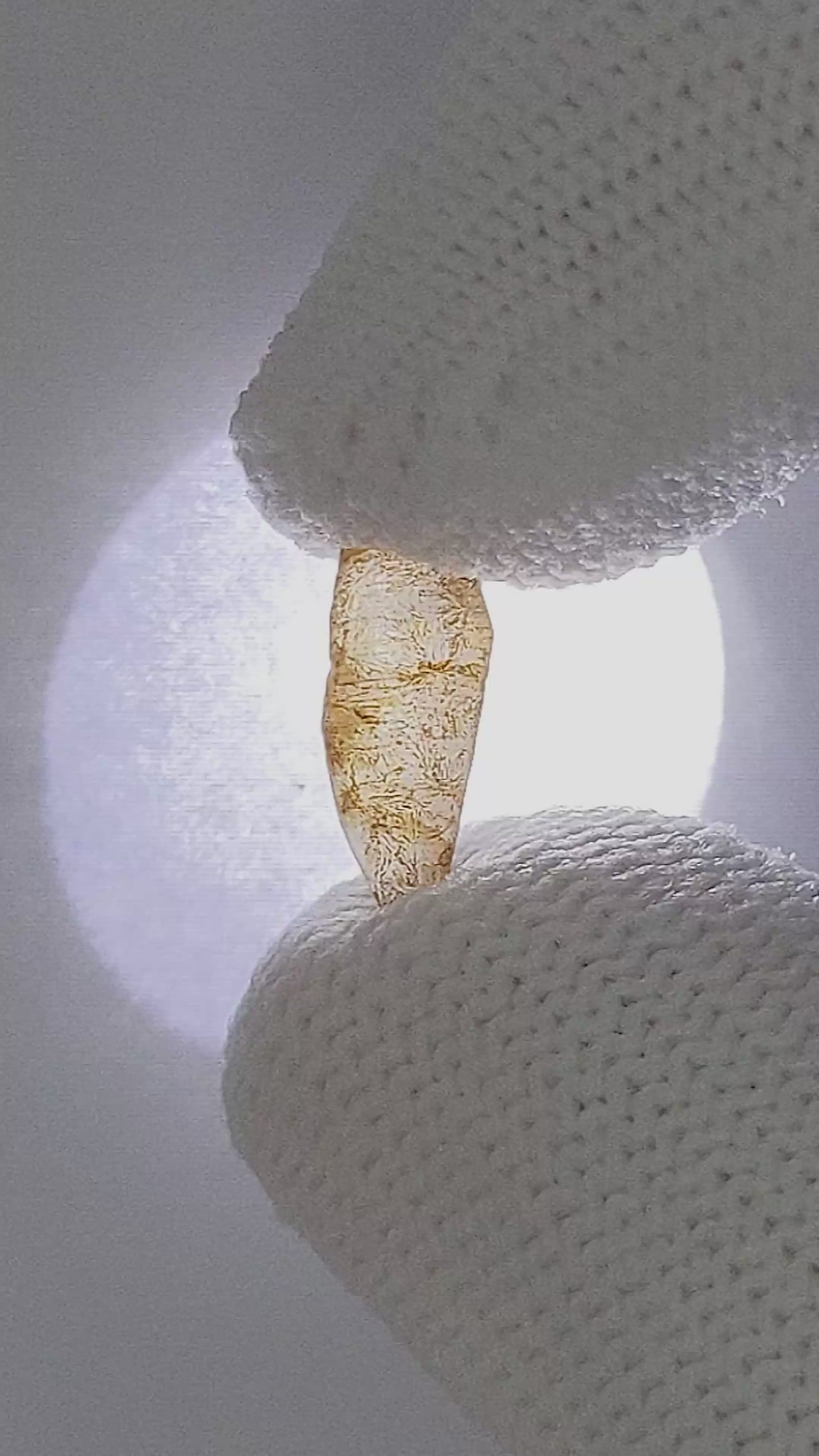 2.53 Ct. Yellow Sapphire from Ceylon (Sri Lanka) Size Video