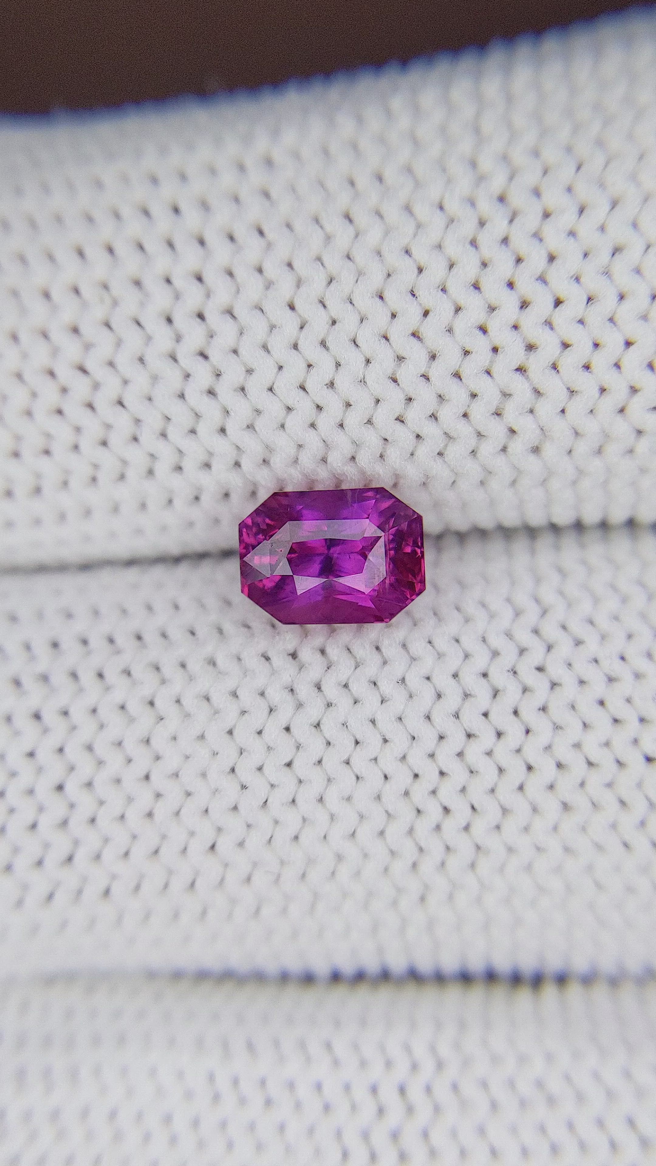 1.61 Ct. Purplish Pink Sapphire from Madagascar Size Video