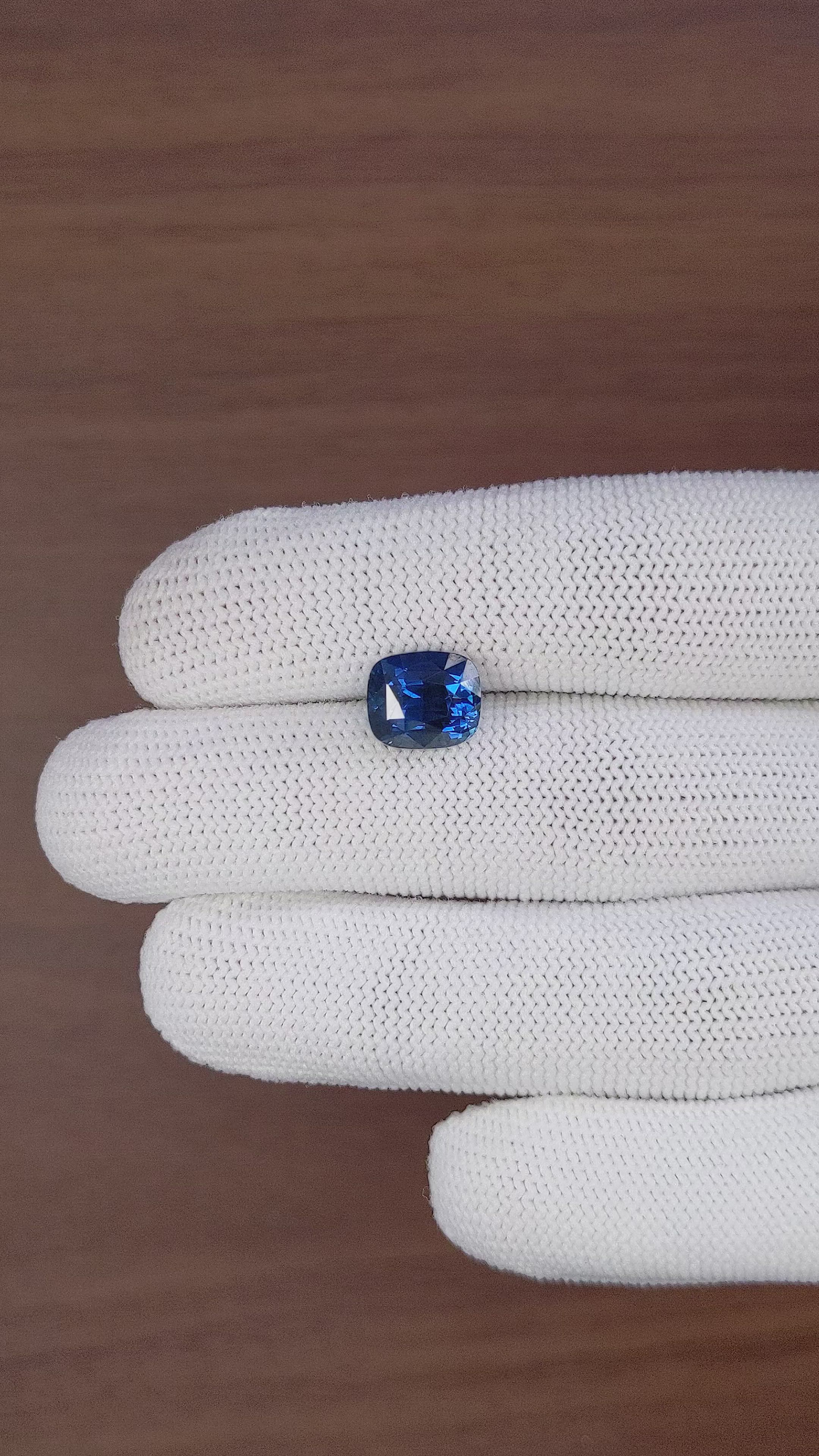 5.37 Ct. Blue Sapphire from Madagascar Size Video
