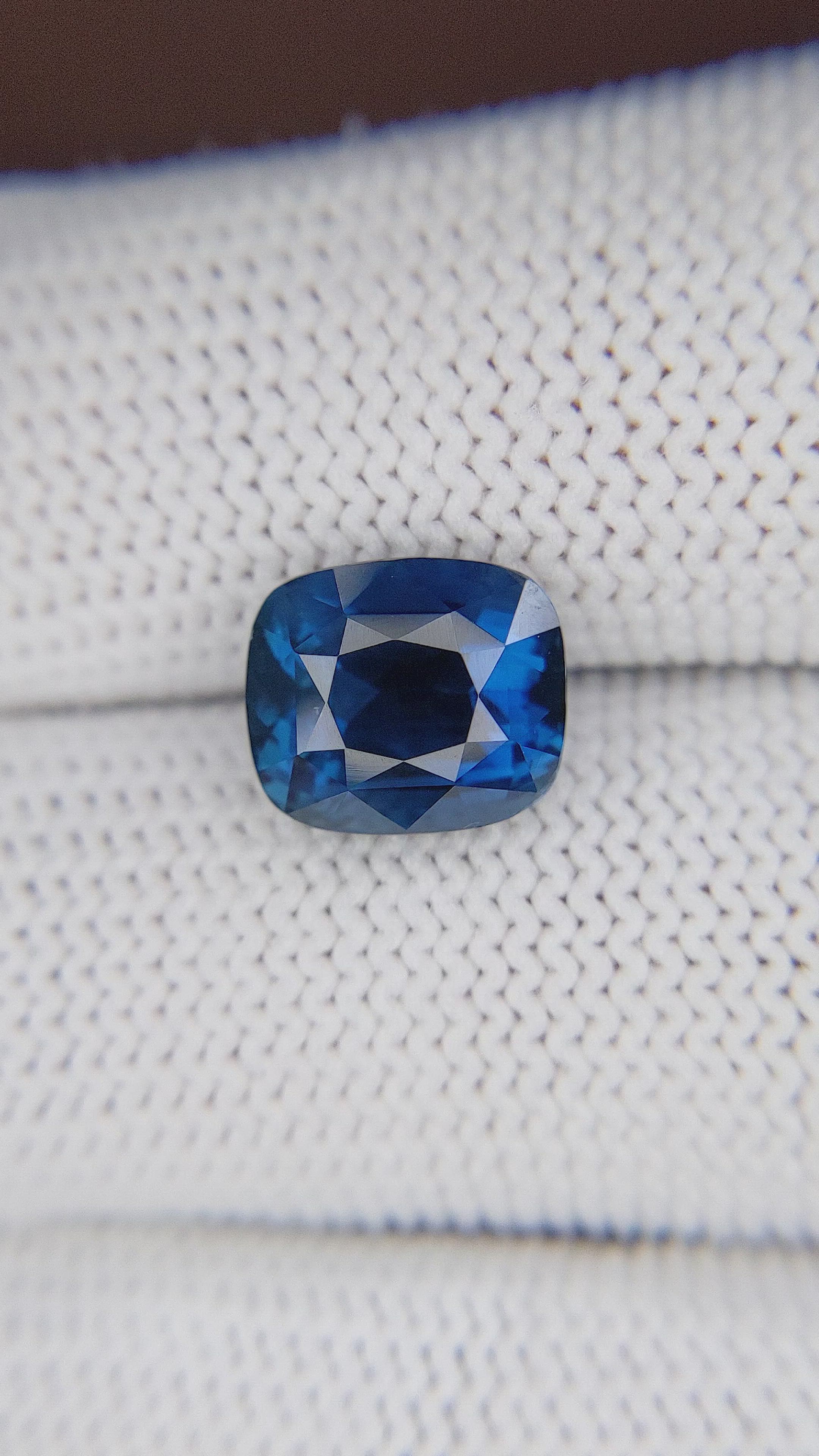5.37 Ct. Blue Sapphire from Madagascar Size Video