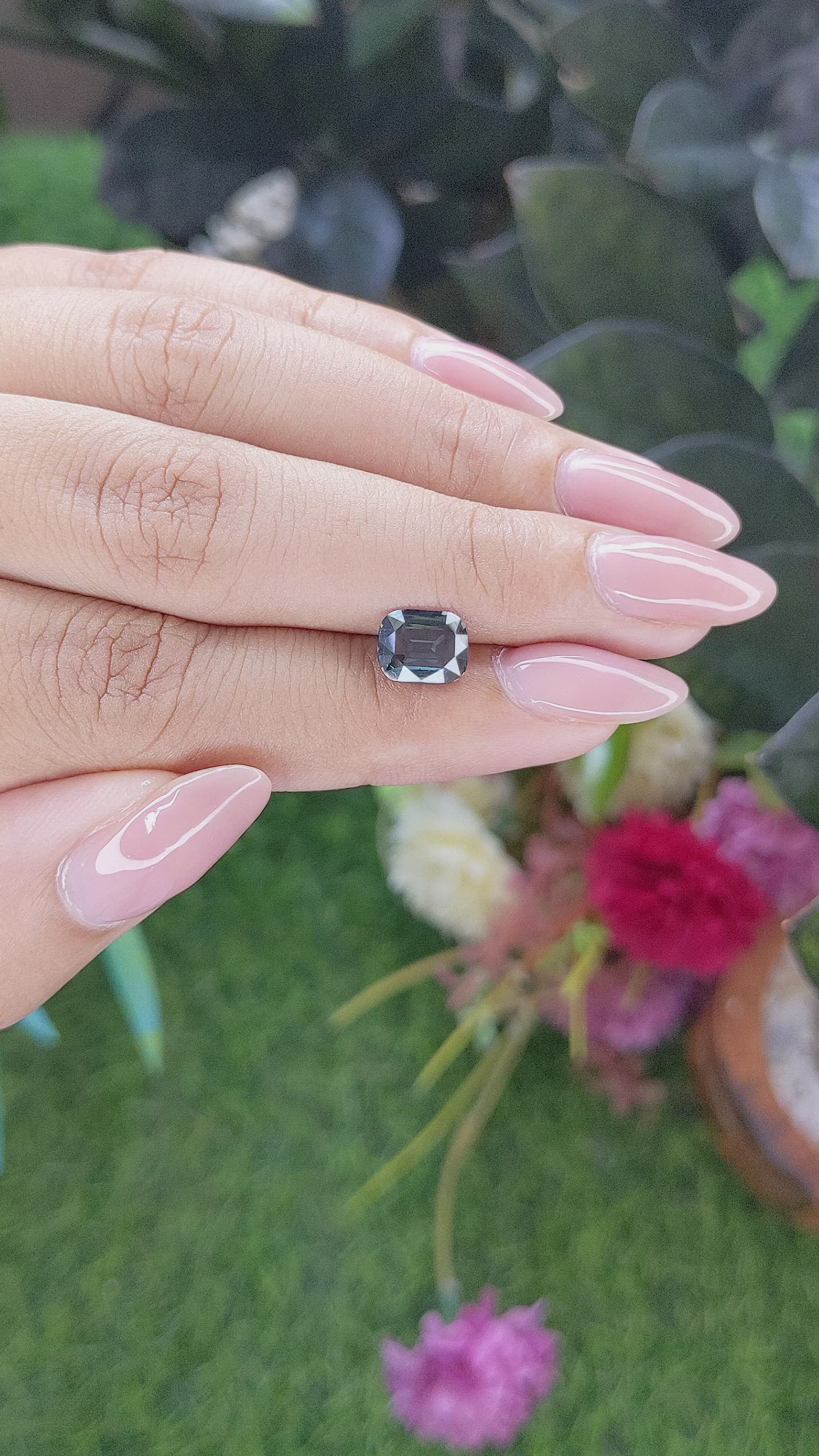 1.70 Ct. Color Change Sapphire from Tanzania Size Video