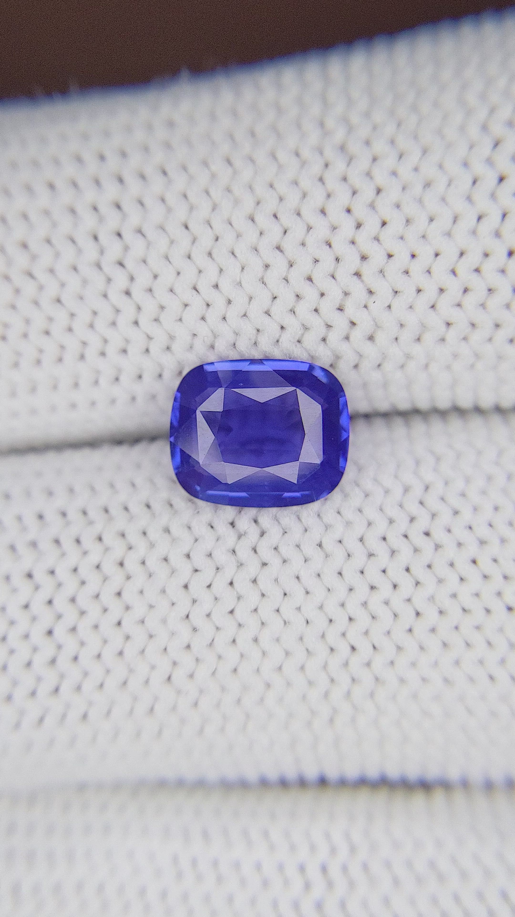 2.04 Ct. Blue Sapphire from Tanzania Size Video