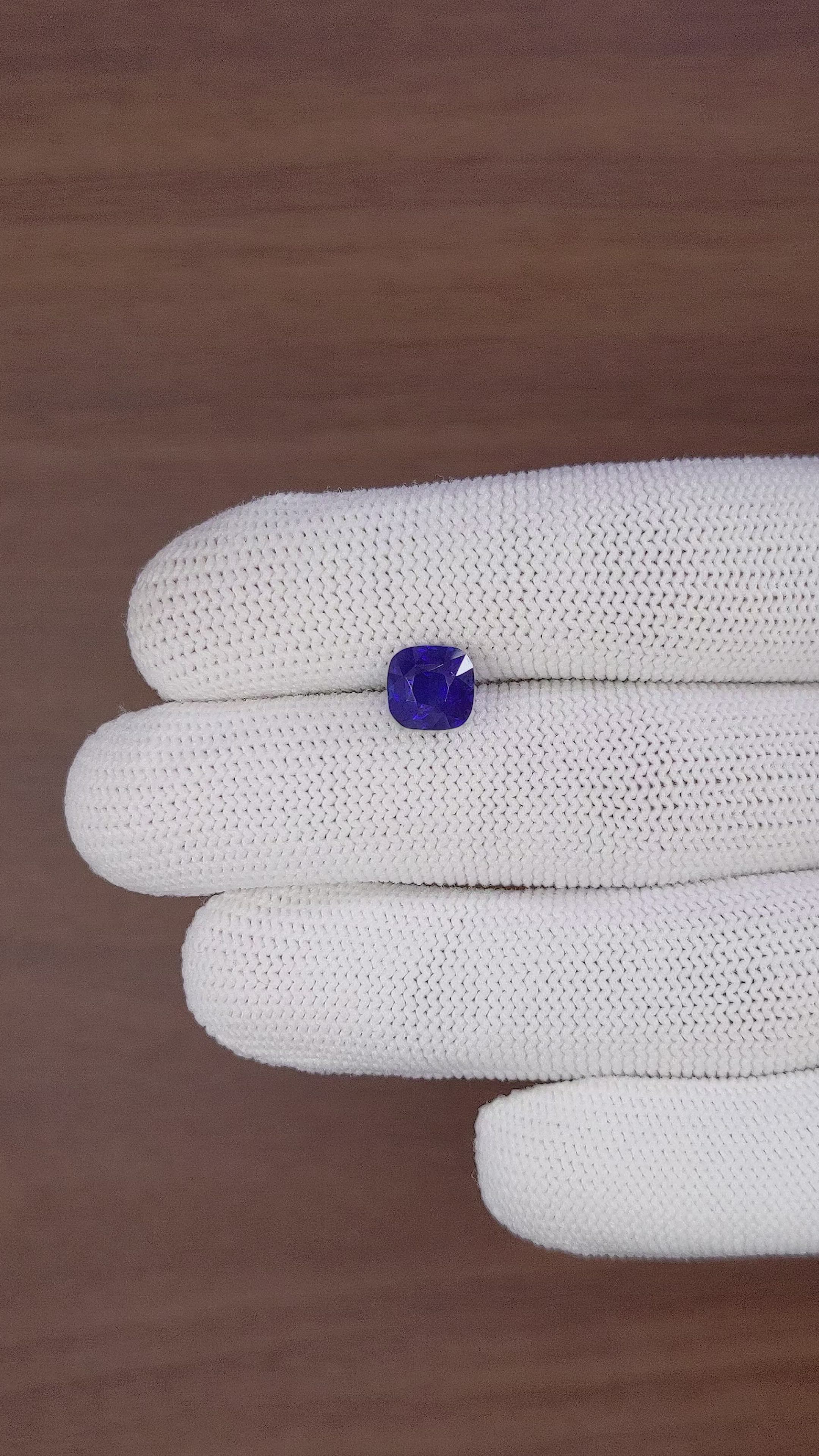 3.04 Ct. Blue Sapphire from Madagascar Size Video