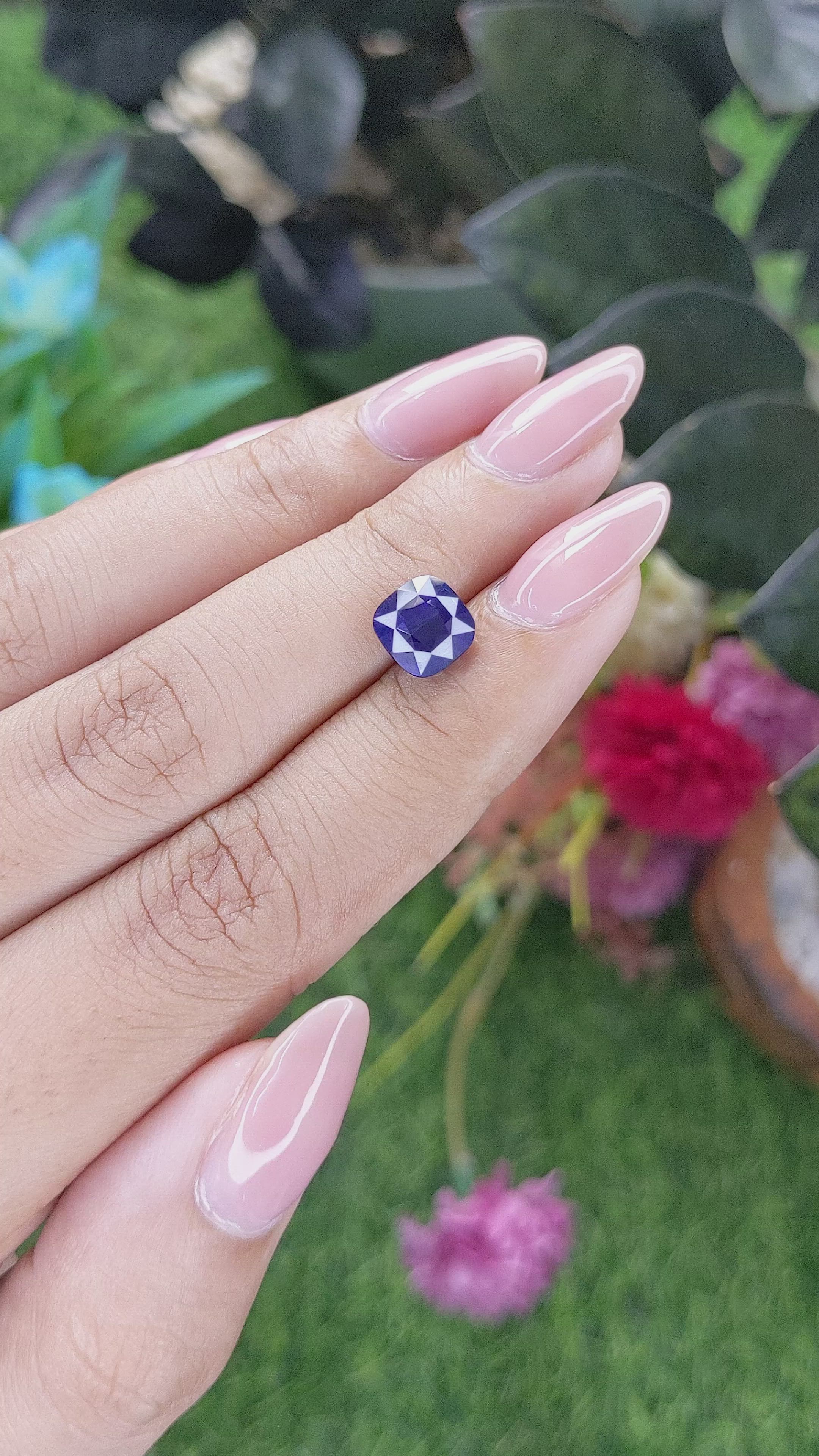 3.04 Ct. Blue Sapphire from Madagascar Size Video