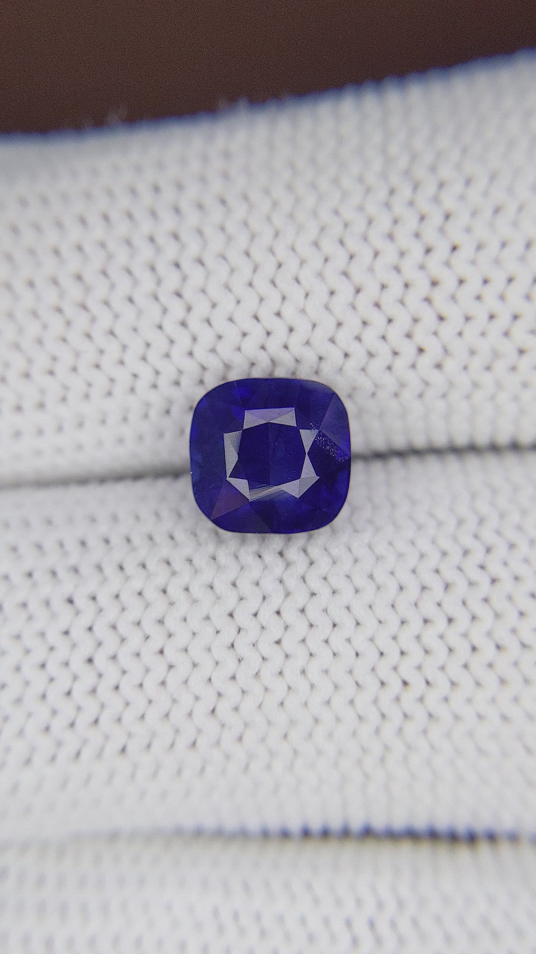 3.04 Ct. Blue Sapphire from Madagascar Size Video