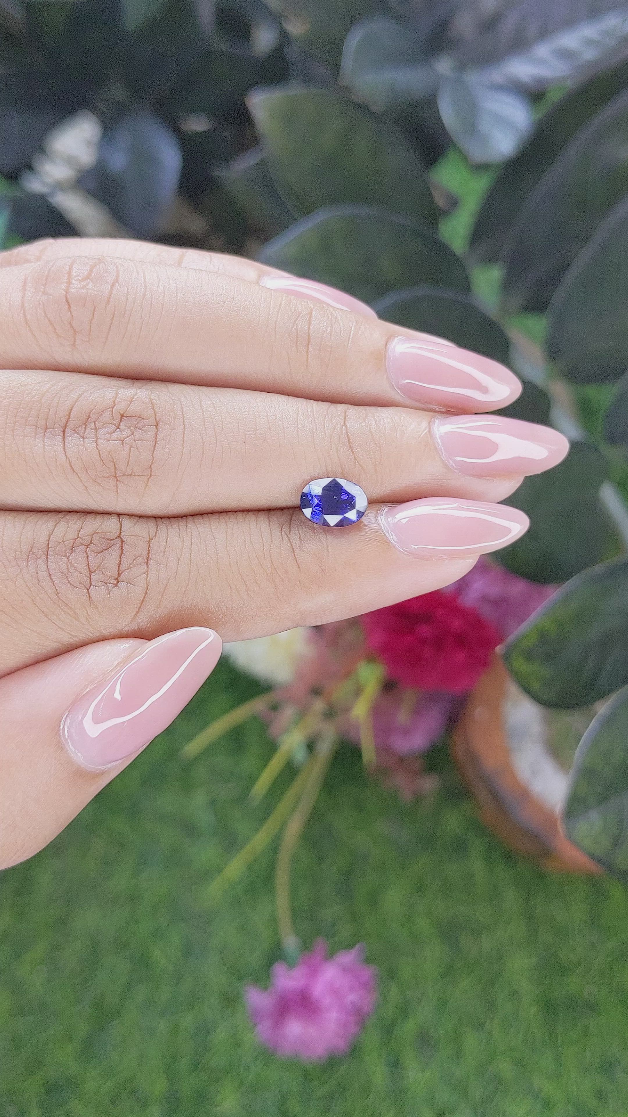1.72 Ct. Color Change Sapphire from Tanzania Size Video