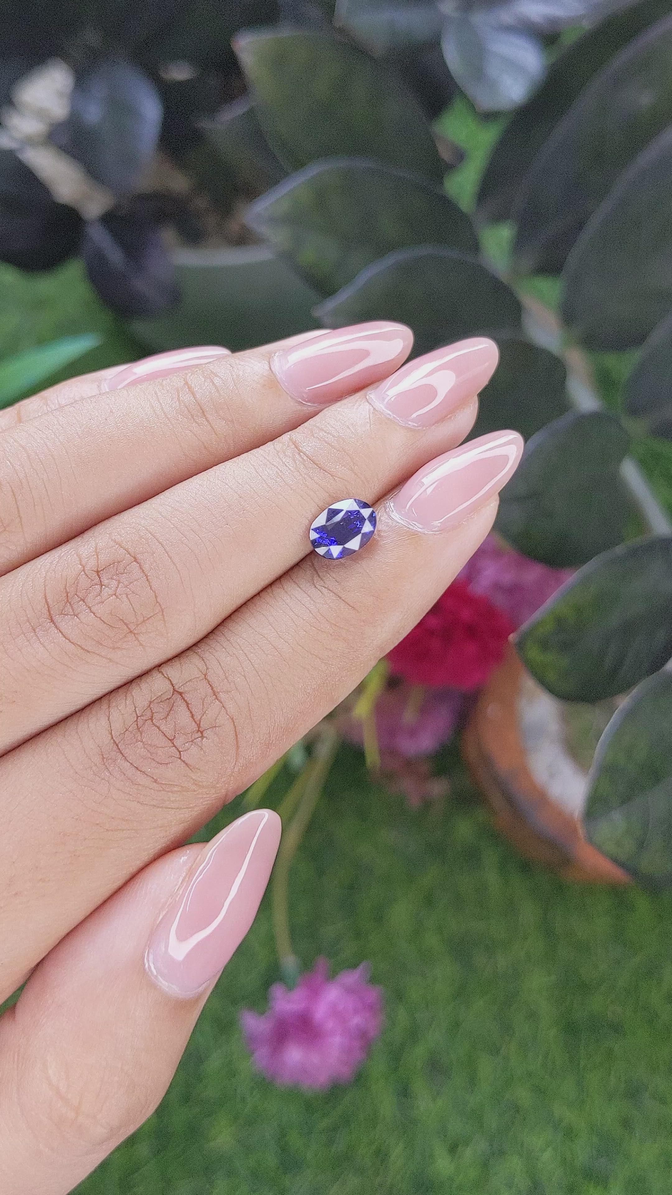 1.72 Ct. Color Change Sapphire from Tanzania Size Video