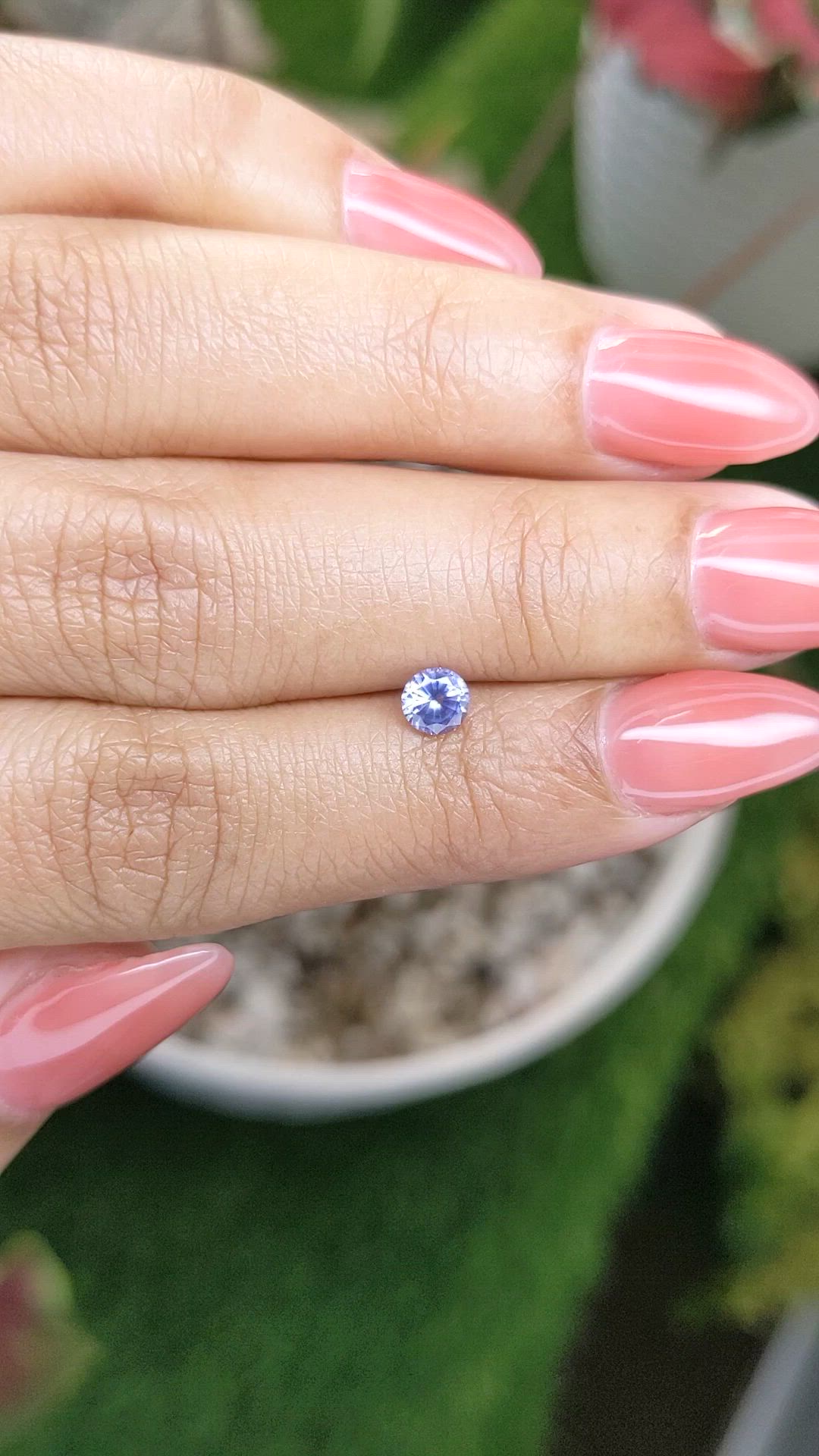 0.46 Ct. Blue Sapphire from Ceylon (Sri Lanka) Size Video