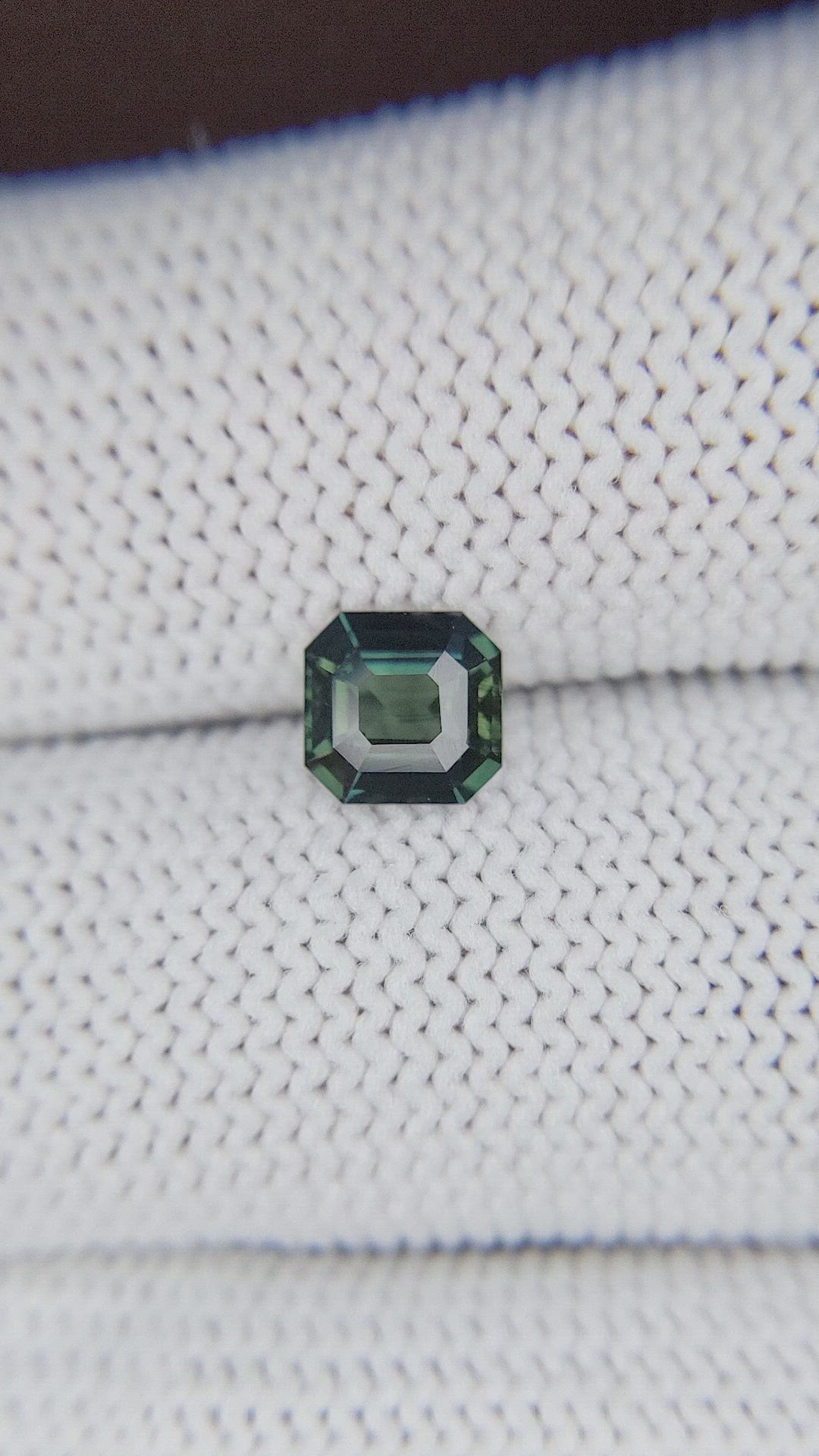 1.16 Ct. Bluish Green Sapphire from Nigeria Size Video