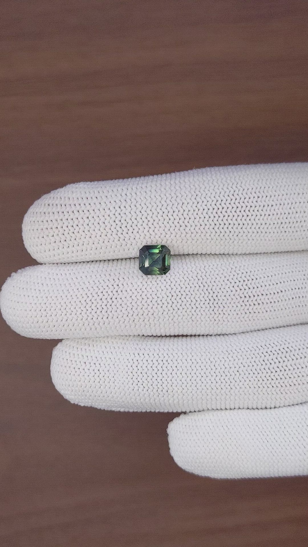 2.09 Ct. Yellowish Green Sapphire from Nigeria Size Video