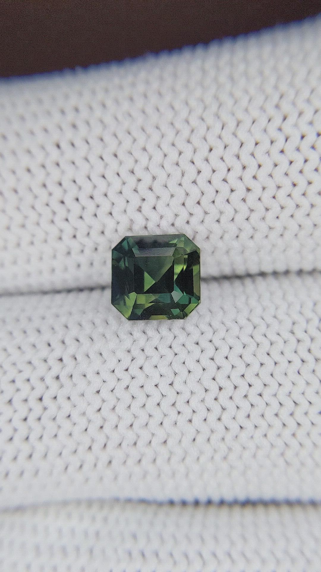 2.09 Ct. Yellowish Green Sapphire from Nigeria Size Video