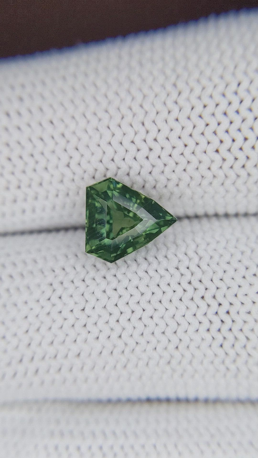 2.50 Ct. Green Sapphire from Nigeria Size Video