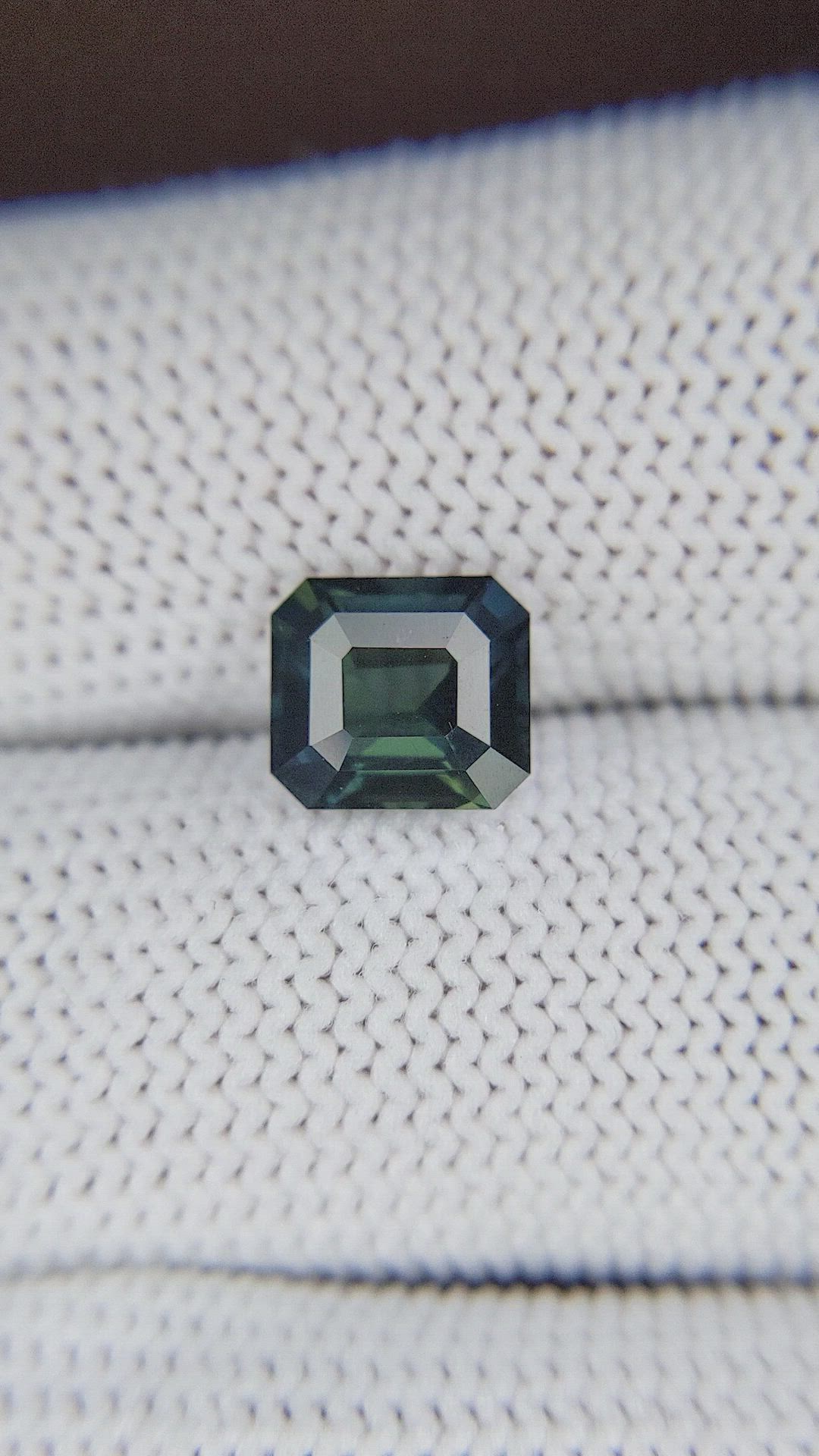 2.67 Ct. Bluish Green Sapphire from Nigeria Size Video