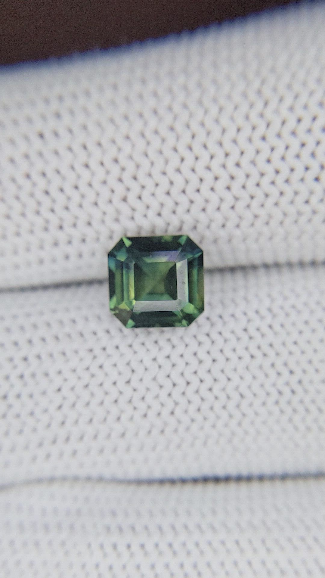 2.99 Ct. Yellowish Green Sapphire from Nigeria Size Video