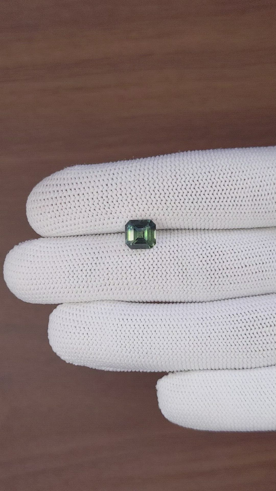 2.99 Ct. Yellowish Green Sapphire from Nigeria Size Video