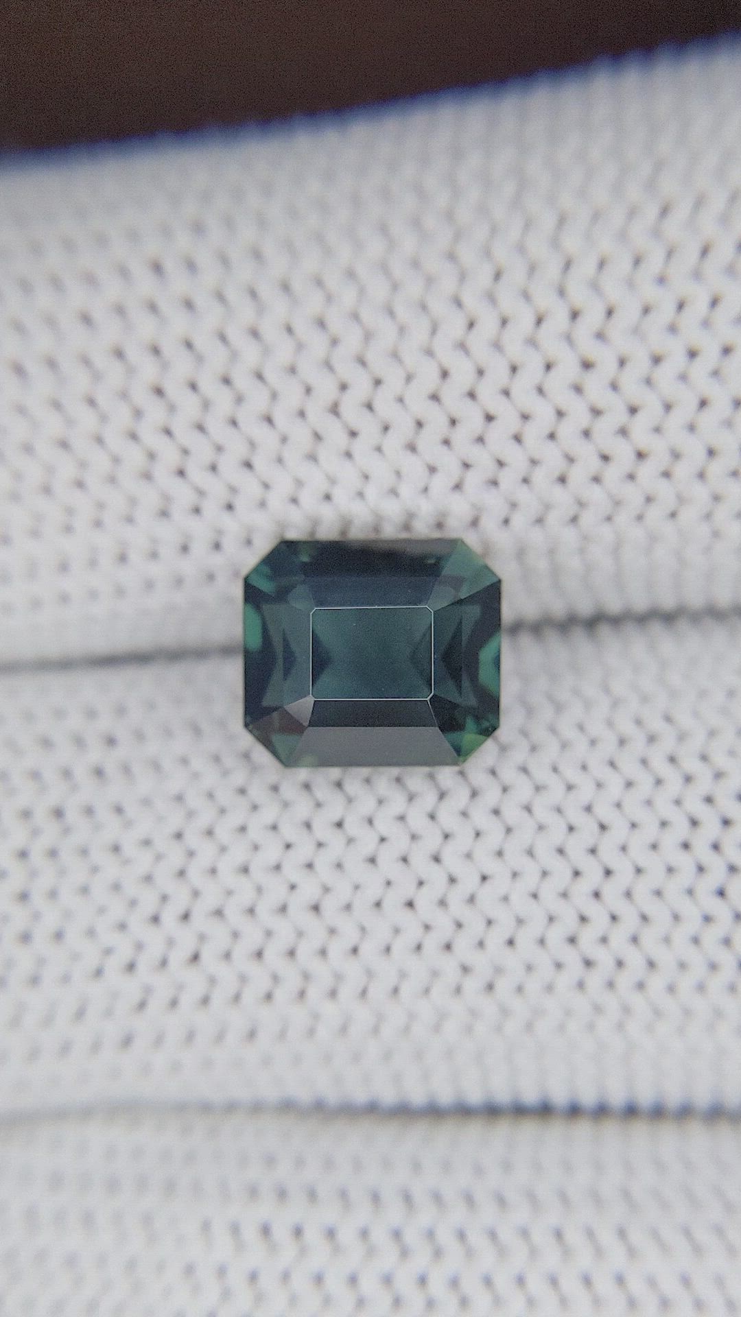 4.22 Ct. Bluish Green Sapphire from Nigeria Size Video