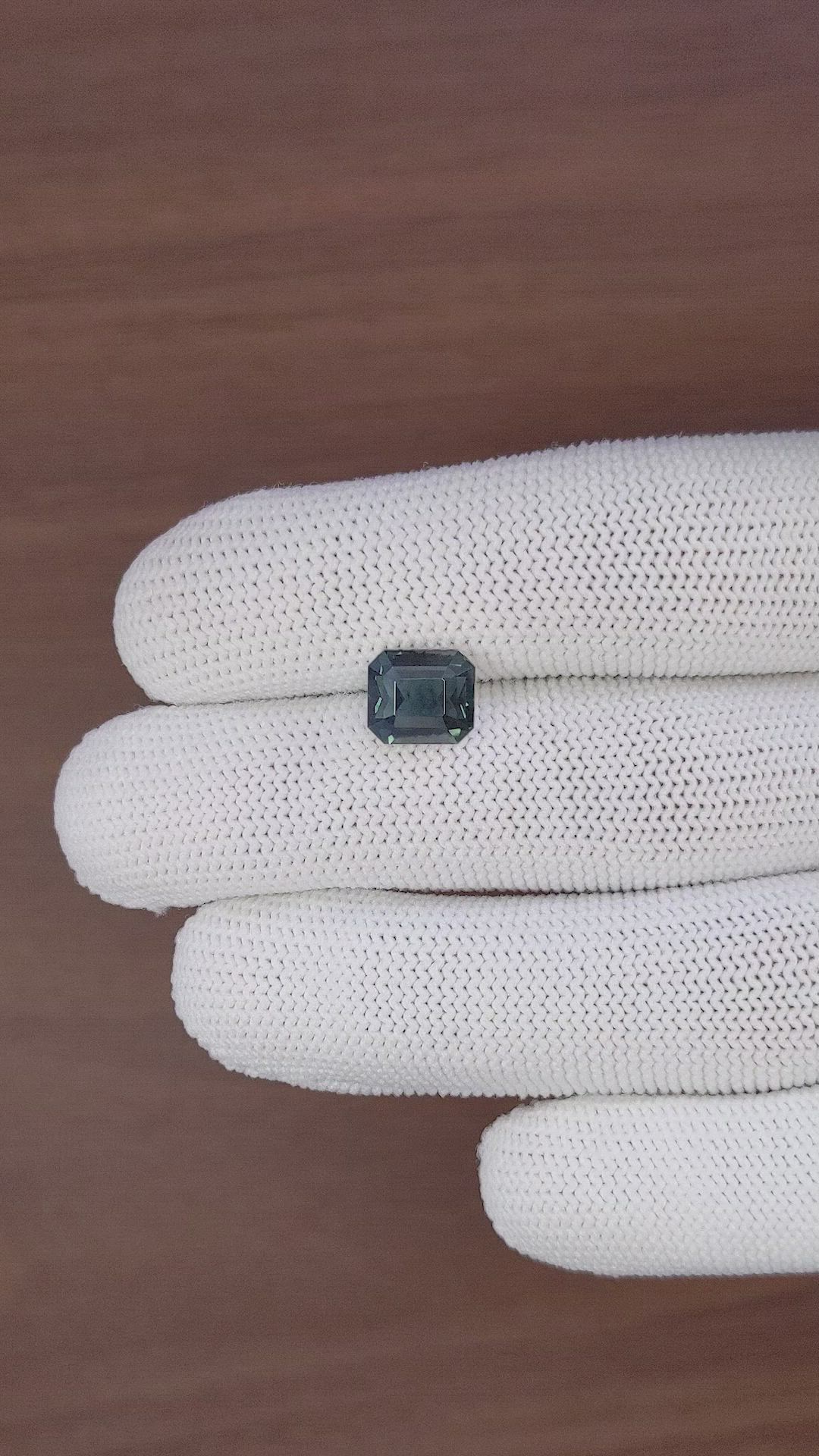 4.22 Ct. Bluish Green Sapphire from Nigeria Size Video