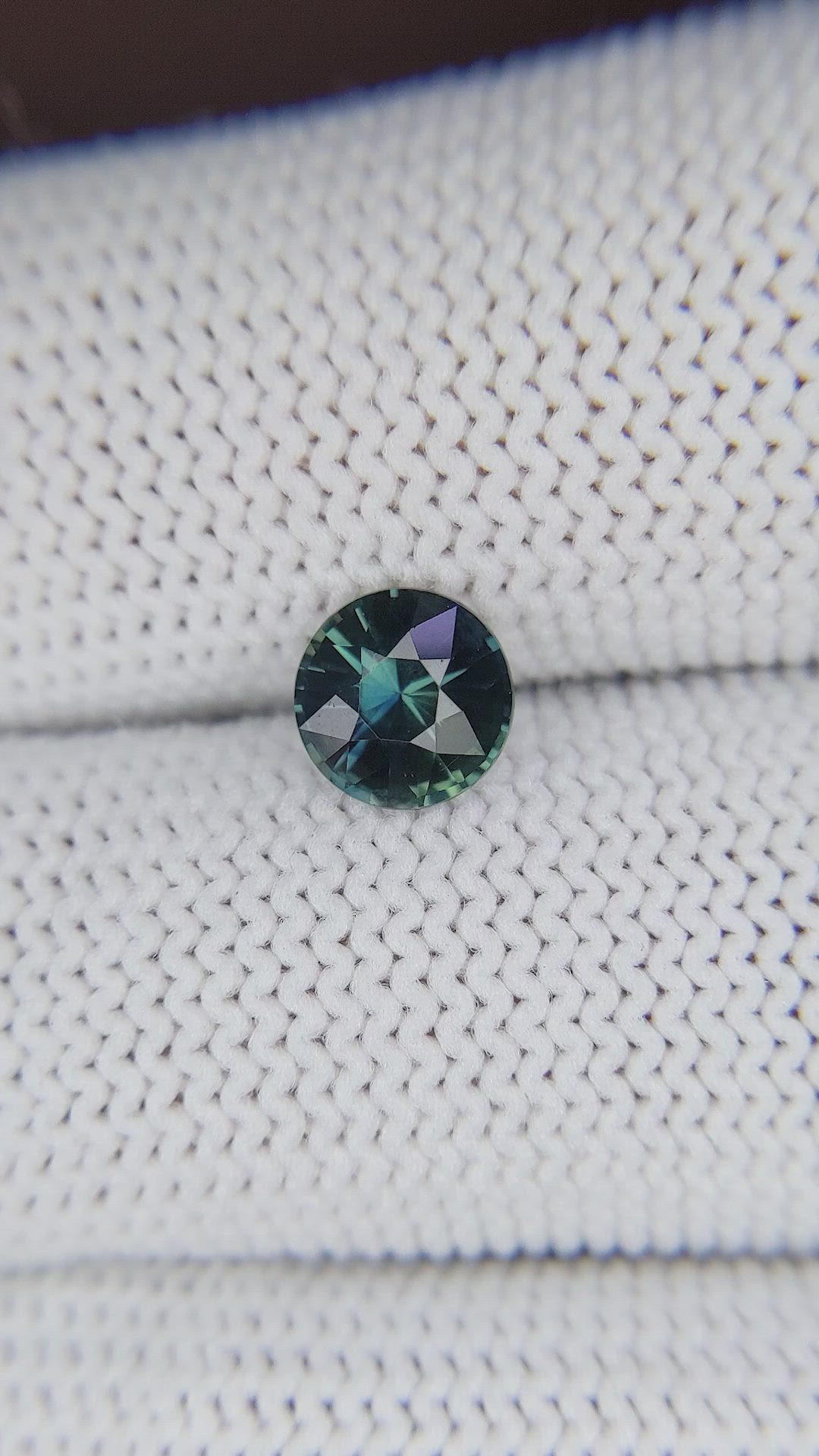 1.28 Ct. Bluish Green Sapphire from Nigeria Size Video