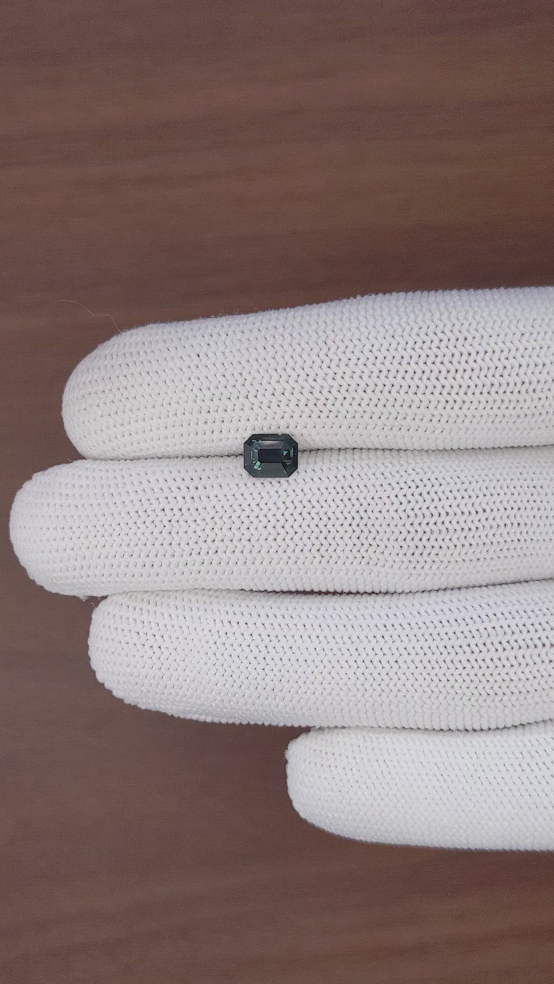 1.49 Ct. Bluish Green Sapphire from Nigeria Size Video