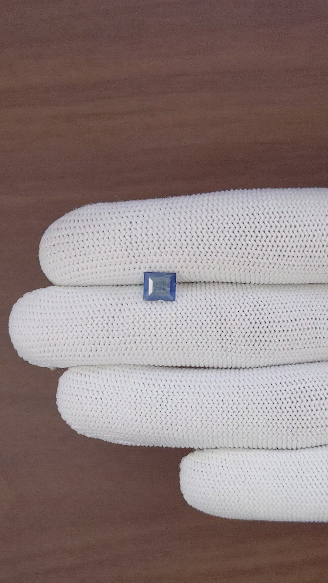 1.52 Ct. Greenish Blue Sapphire from Nigeria Size Video