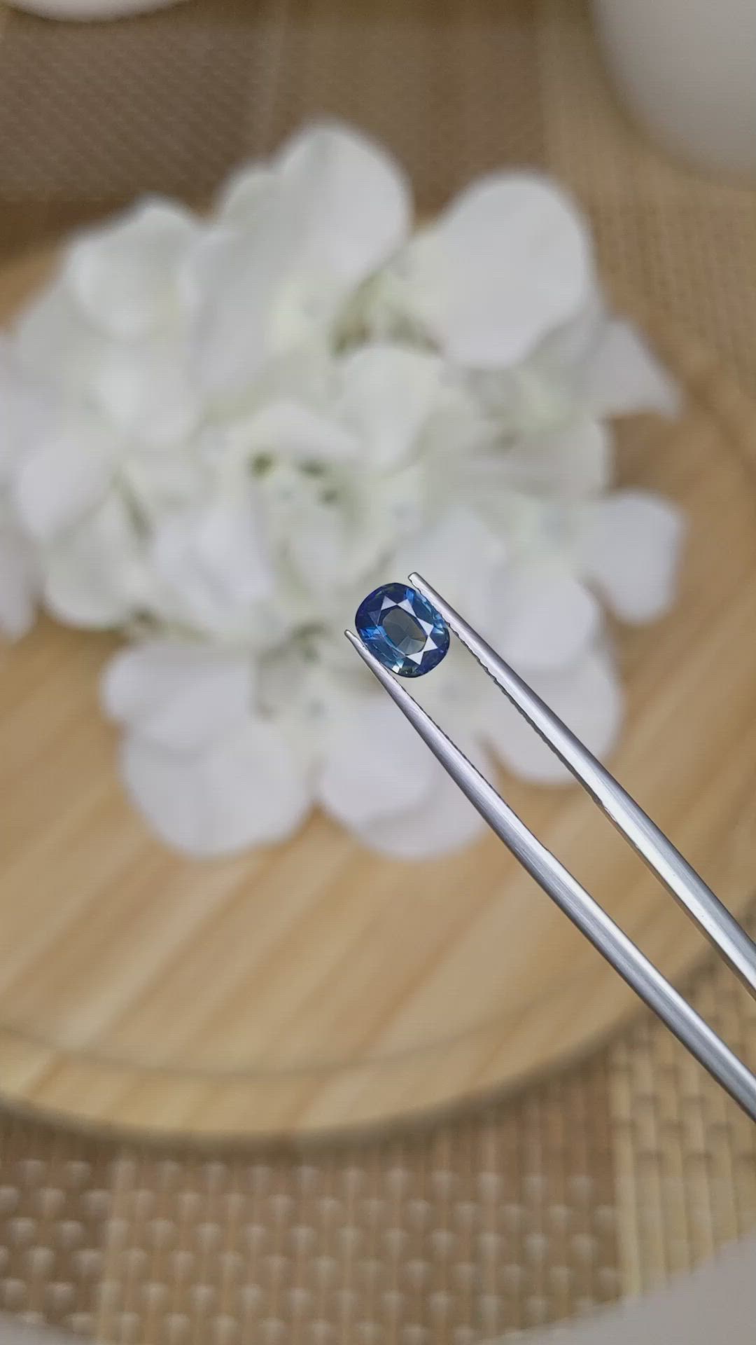 1.01 Ct. Bi Color Sapphire from Madagascar Size Video