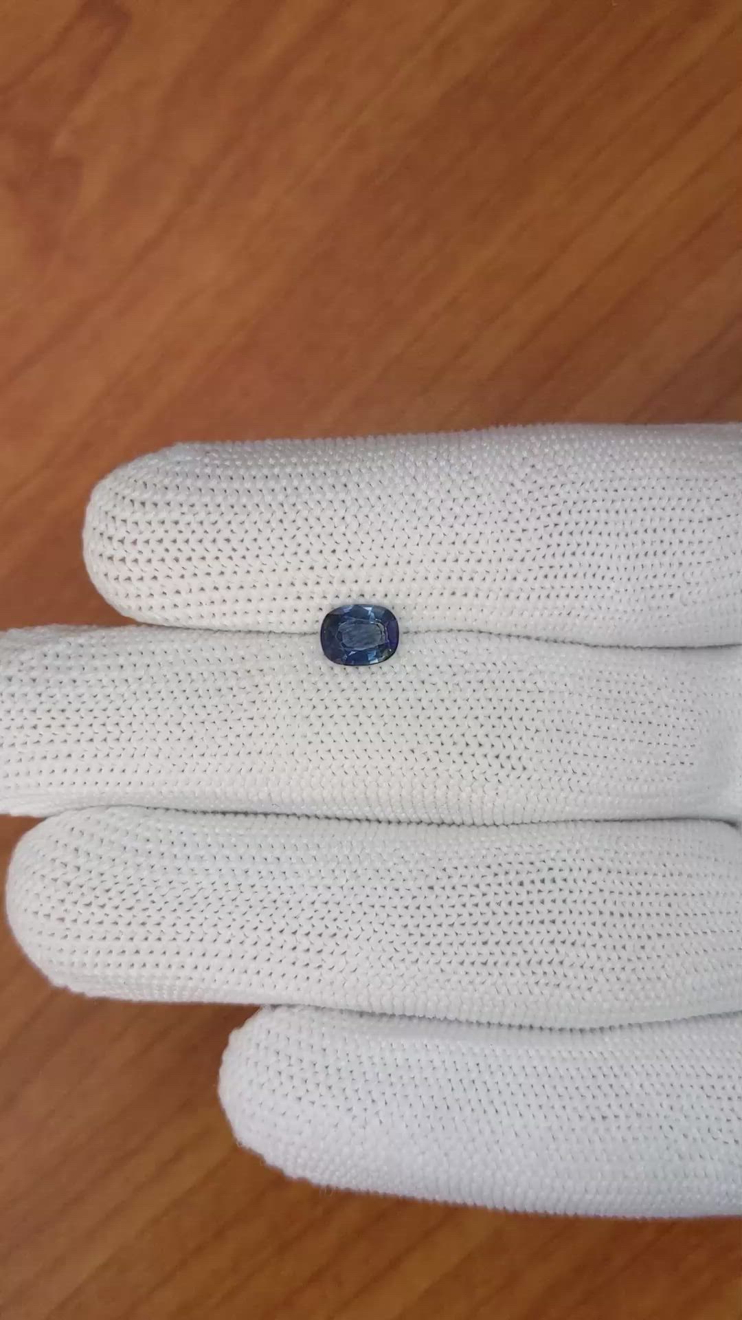 1.01 Ct. Bi Color Sapphire from Madagascar Size Video