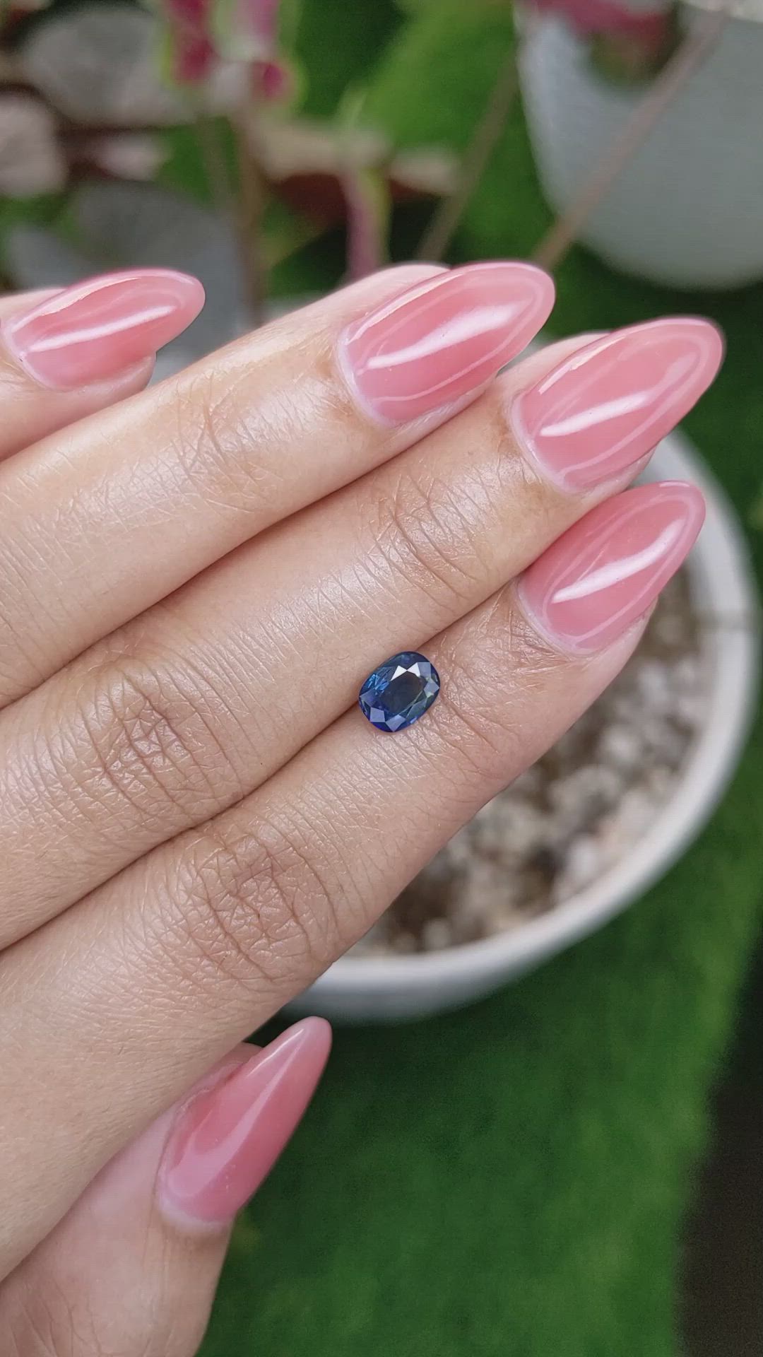 1.01 Ct. Bi Color Sapphire from Madagascar Size Video