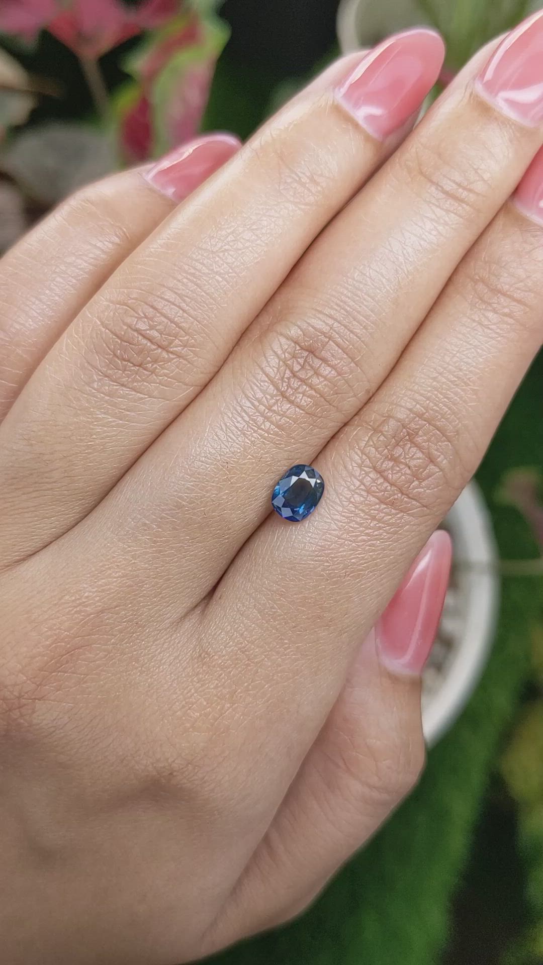 1.01 Ct. Bi Color Sapphire from Madagascar Size Video