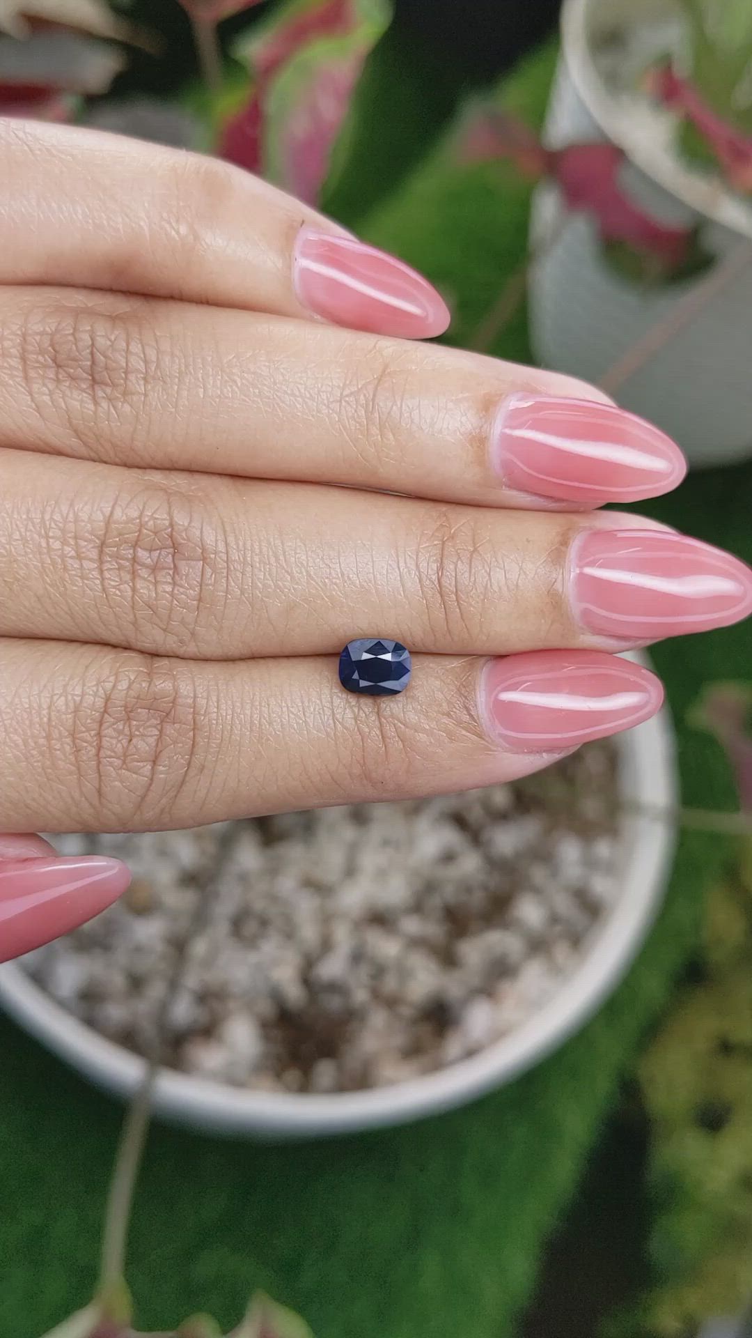 1.09 Ct. Blue Sapphire from Madagascar Size Video