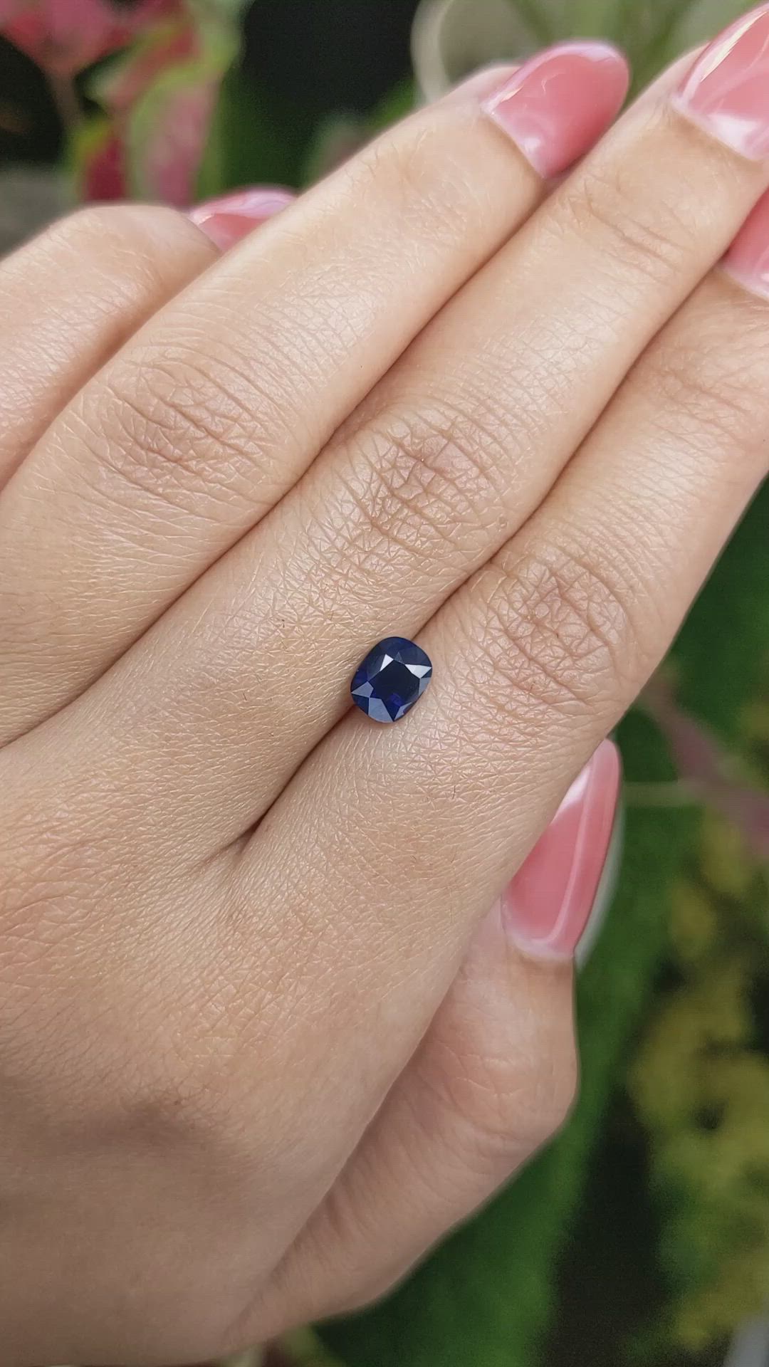 1.09 Ct. Blue Sapphire from Madagascar Size Video