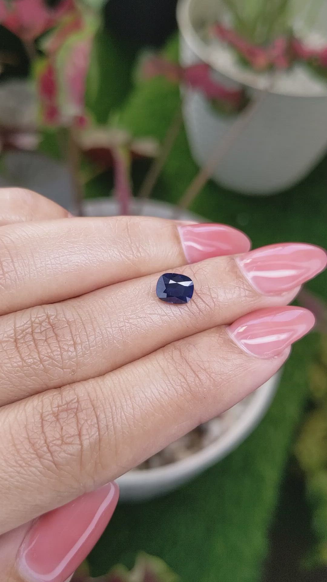 1.09 Ct. Blue Sapphire from Madagascar Size Video