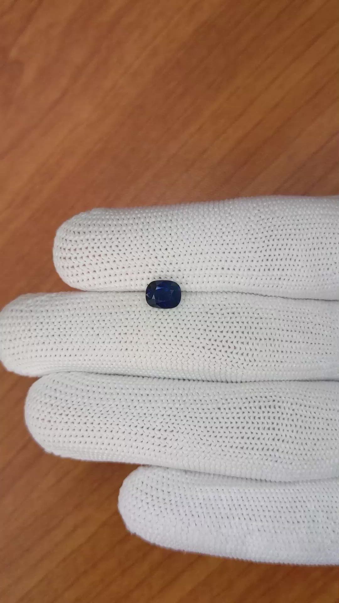 1.09 Ct. Blue Sapphire from Madagascar Size Video