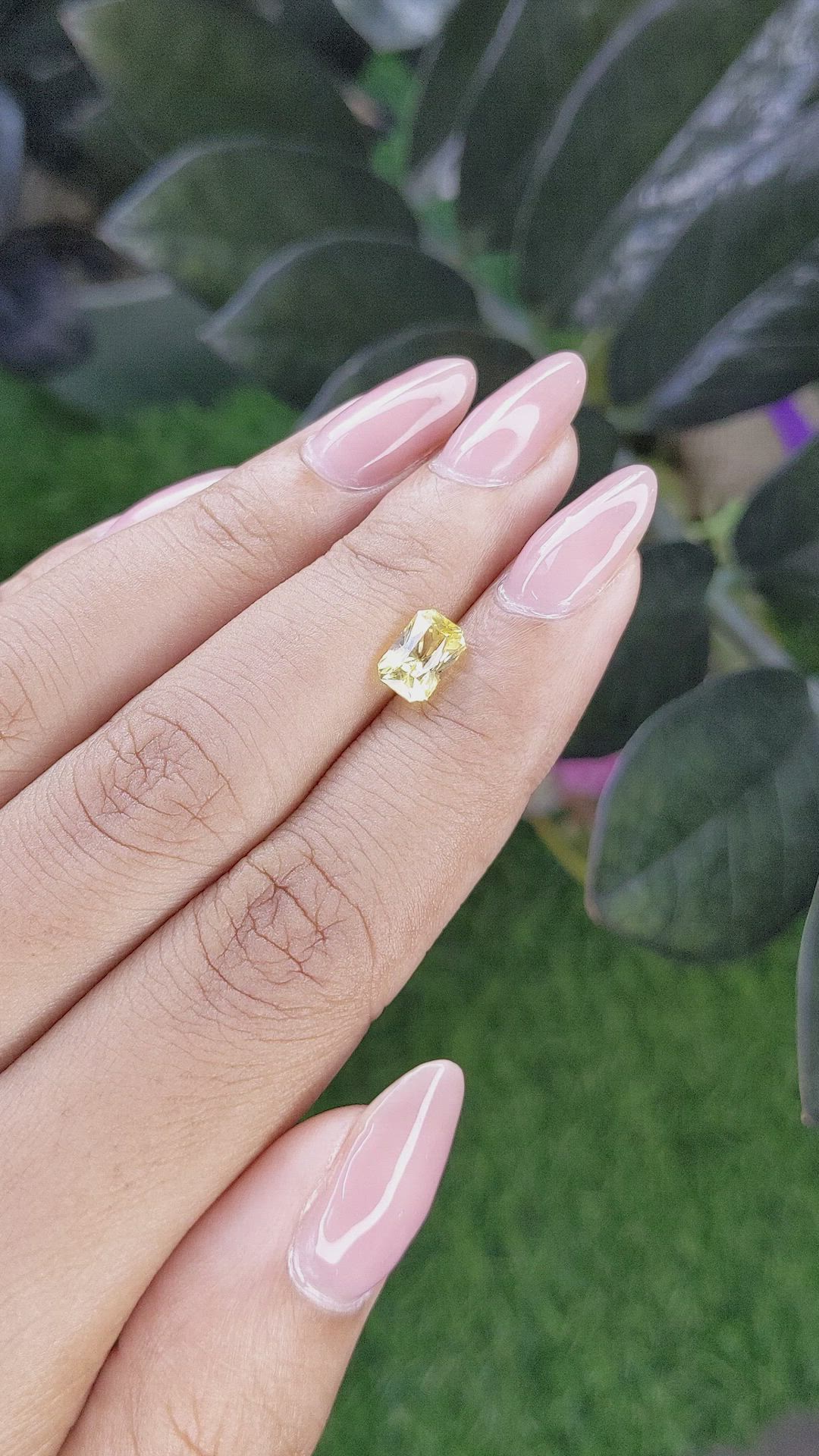 1.81 Ct. Yellow Sapphire from Ceylon (Sri Lanka) Size Video