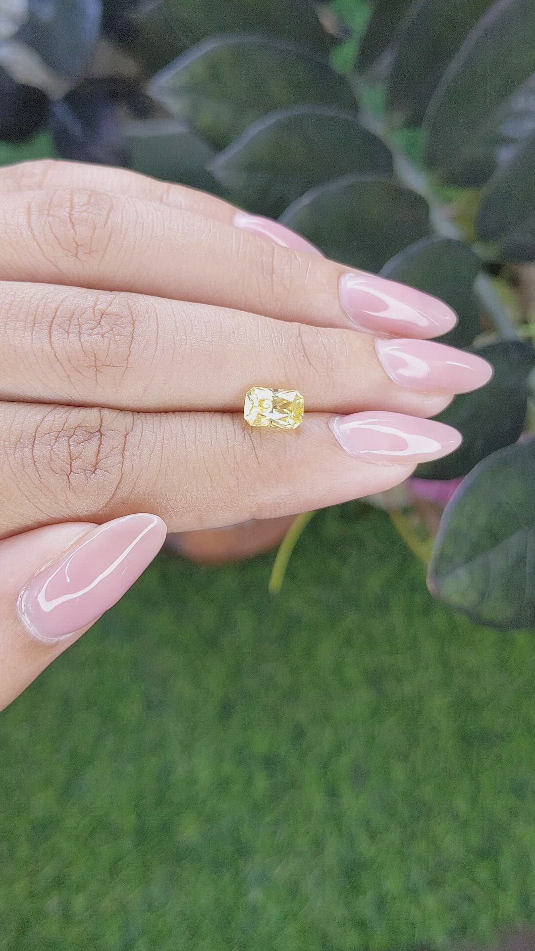 1.81 Ct. Yellow Sapphire from Ceylon (Sri Lanka) Size Video