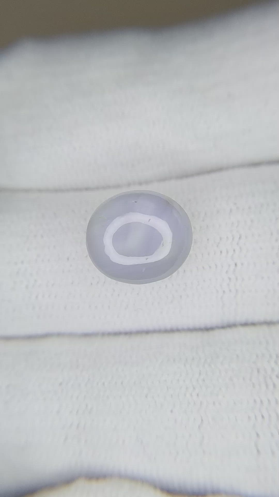 5.97 Ct. Greyish Blue Star Sapphire from Ceylon (Sri Lanka) Size Video