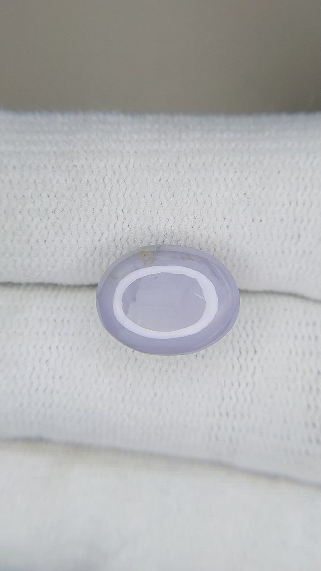 7.48 Ct. Grey Star Sapphire from Ceylon (Sri Lanka) Size Video