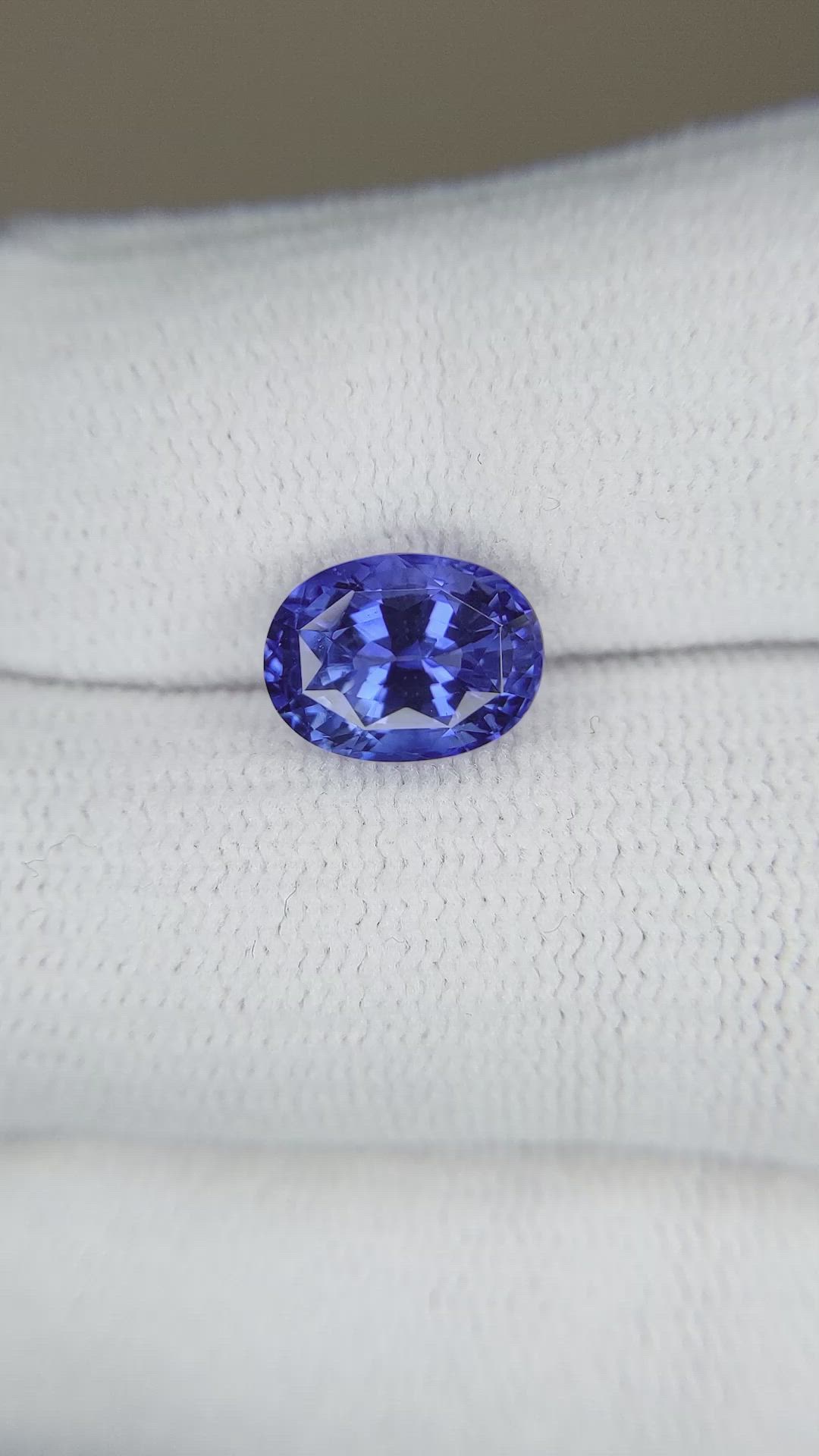 3.91 Ct. Blue Sapphire from Madagascar Size Video