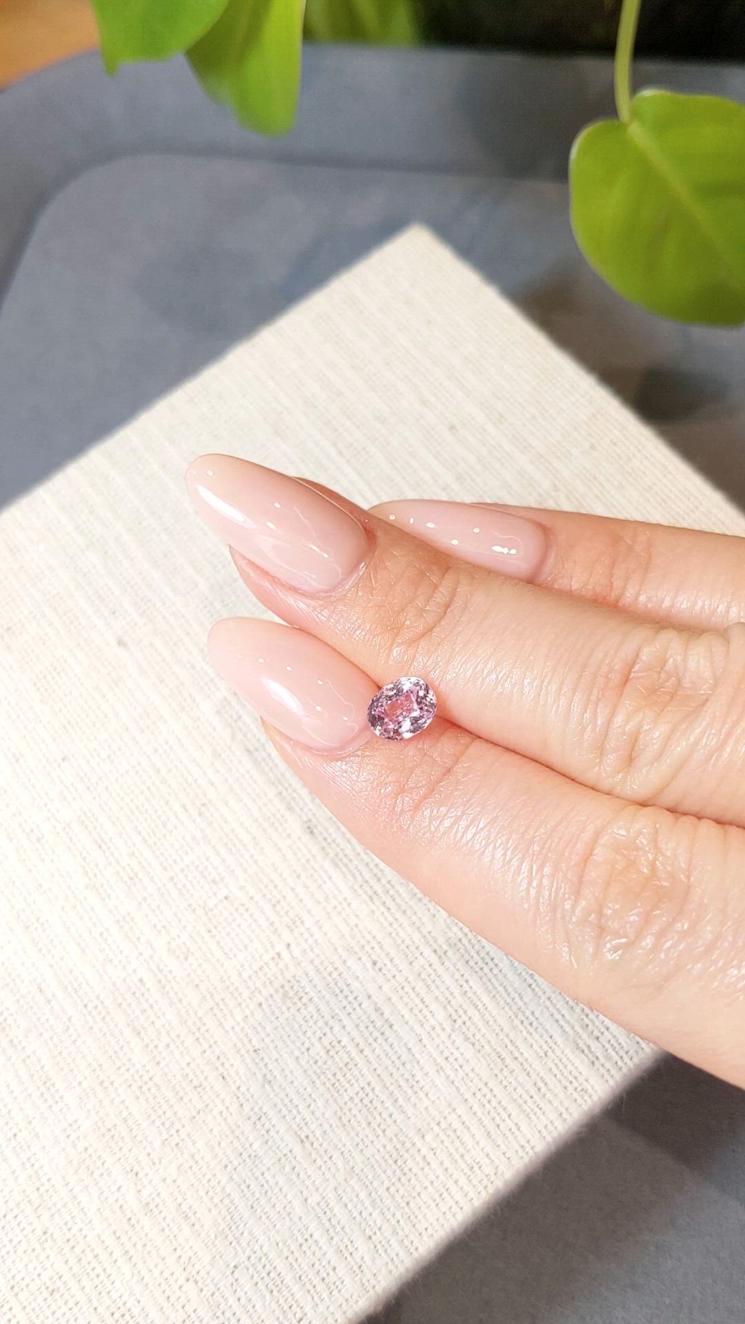 1.31 Ct. Pink Sapphire from Ceylon (Sri Lanka) Size Video