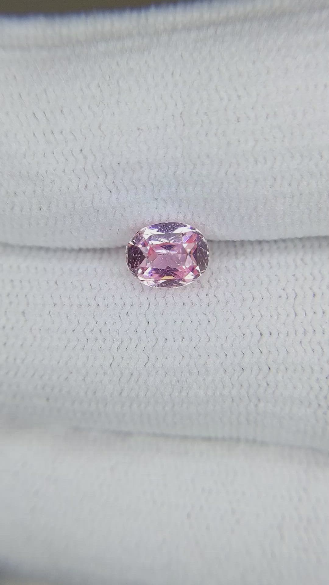 1.31 Ct. Pink Sapphire from Ceylon (Sri Lanka) Size Video